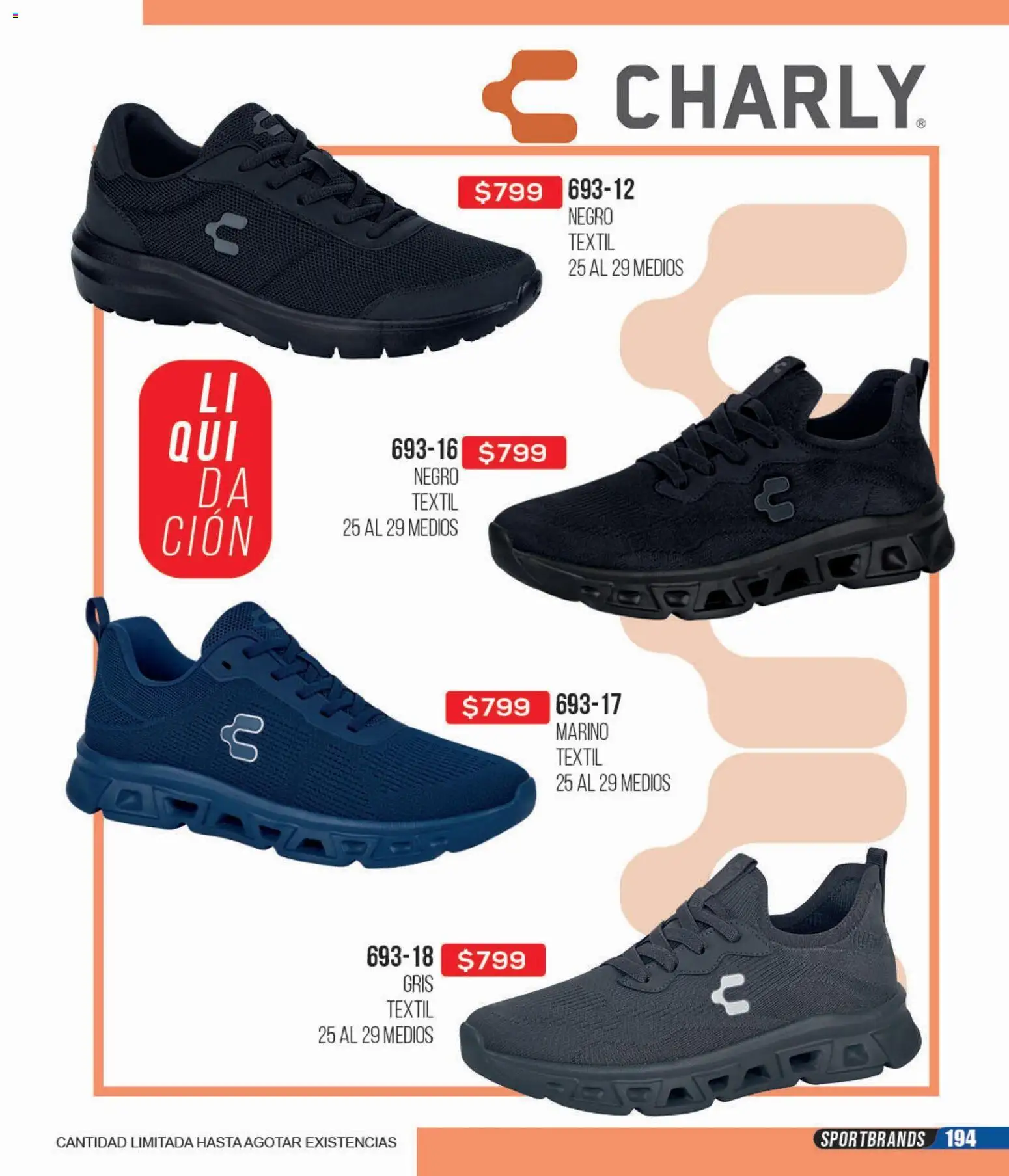 Nuevas ofertas de Cklass válidas en toda la República Mexicana desde el 18.03.2026. ¡Encuentra las mejores ofertas en Cklass catálogo Liquidación total calzado! | Página: 195