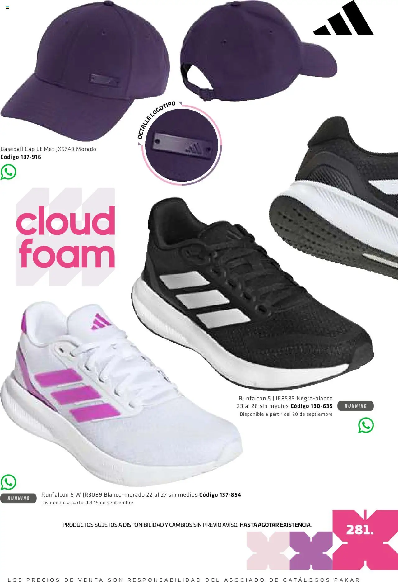 Nuevas ofertas de SC Pakar válidas en toda la República Mexicana desde el 29.08.2025. ¡Encuentra las mejores ofertas en SC Pakar - Catálogo Otoño Women! | Página: 281