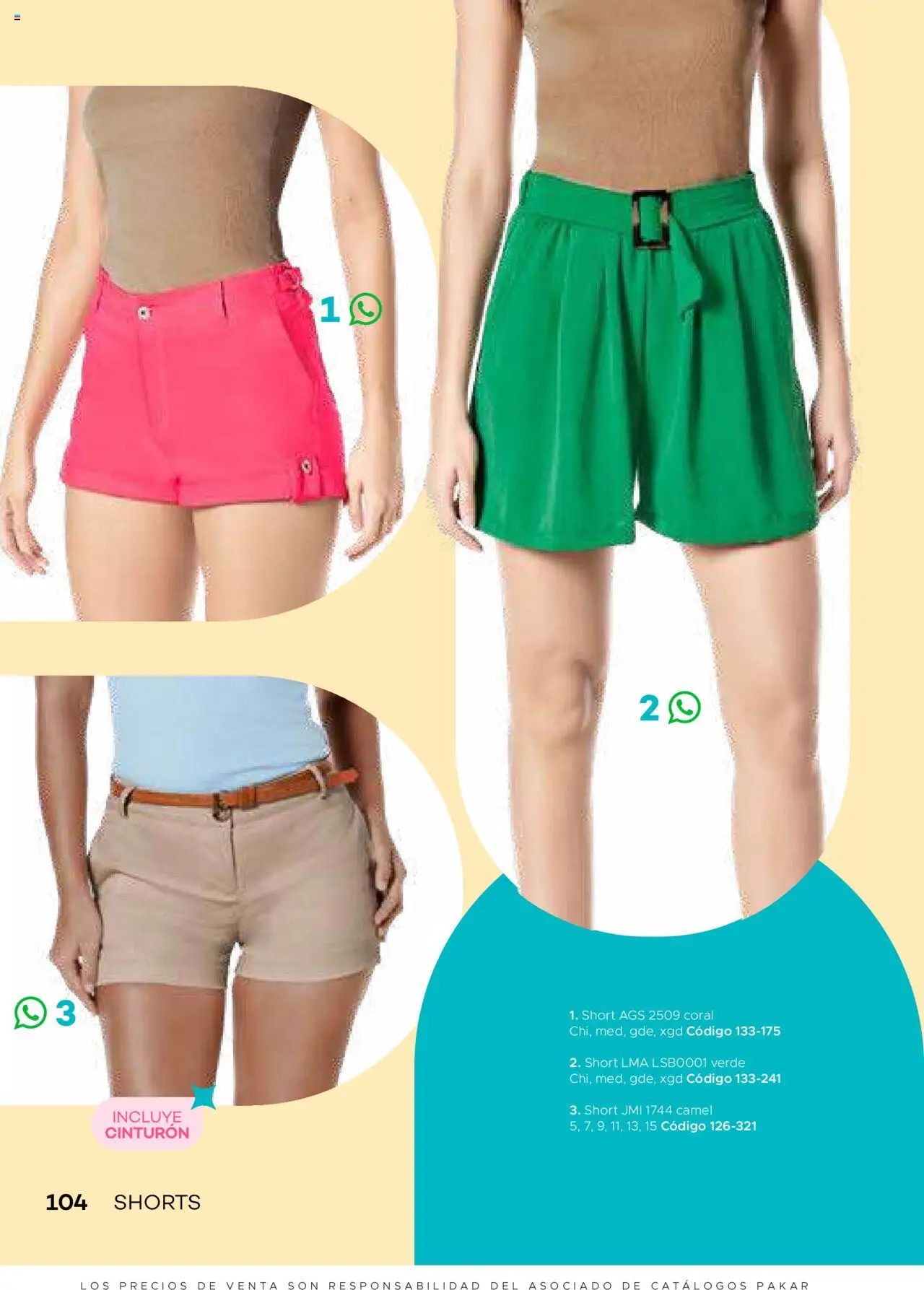 Nuevas ofertas de SC Pakar válidas en toda la República Mexicana desde el 31.01.2025. ¡Encuentra las mejores ofertas en SC Pakar catálogo Ropa! | Página: 104 | Productos: Cinturón, Short