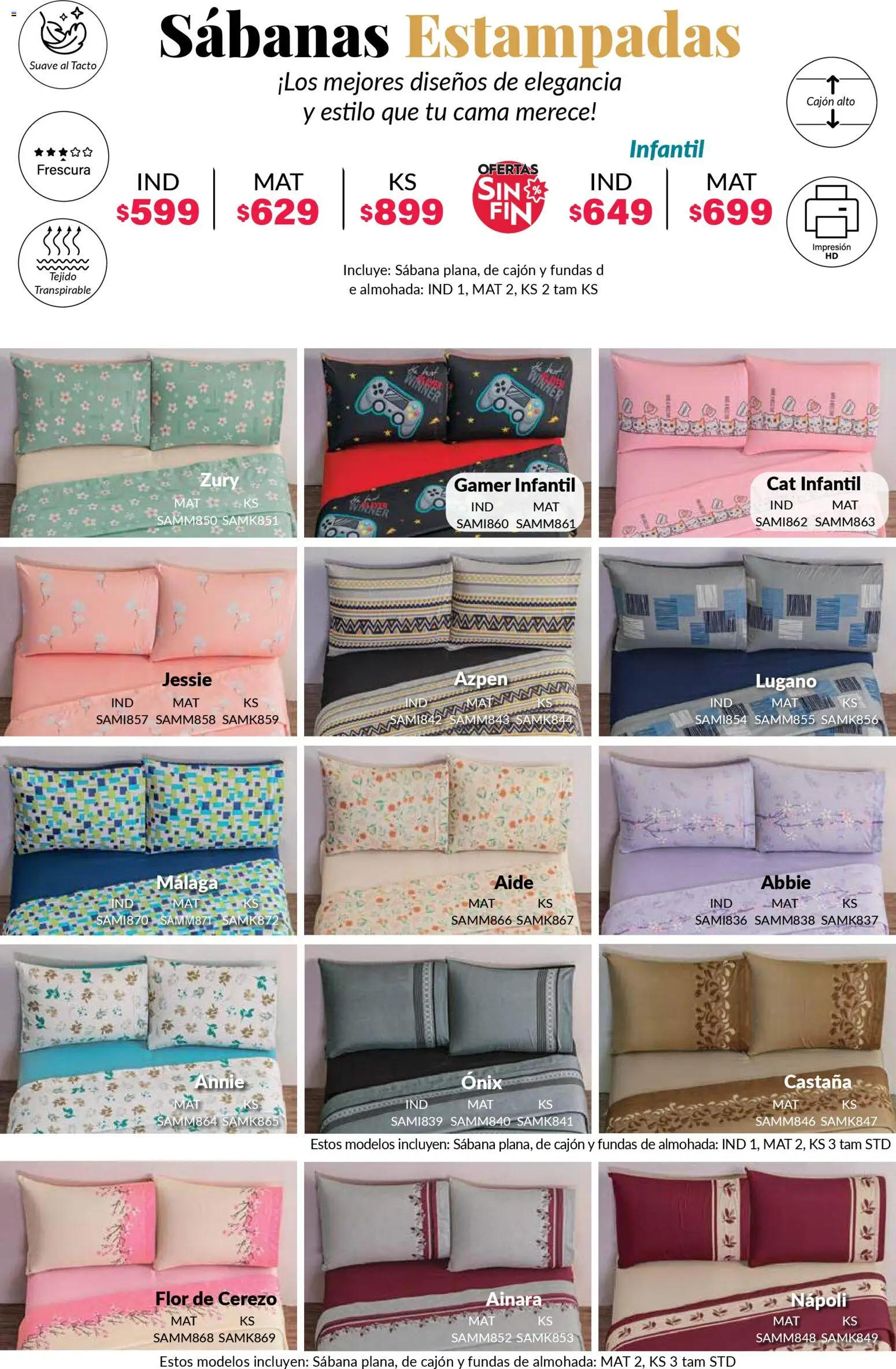 Nuevas ofertas de Colchas Concord válidas en toda la República Mexicana desde el 01.11.2025. ¡Encuentra las mejores ofertas en Colchas Concord Buen Fin! | Página: 183 | Productos: Cama, Almohada, Sabanas