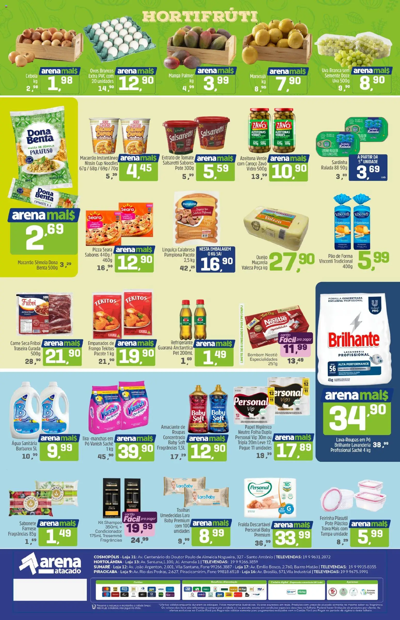 Arena Atacado Folheto - válido de 13.02.2026 | Página: 2 | Produtos: Pó, Macarrão, Massa, Sabonete