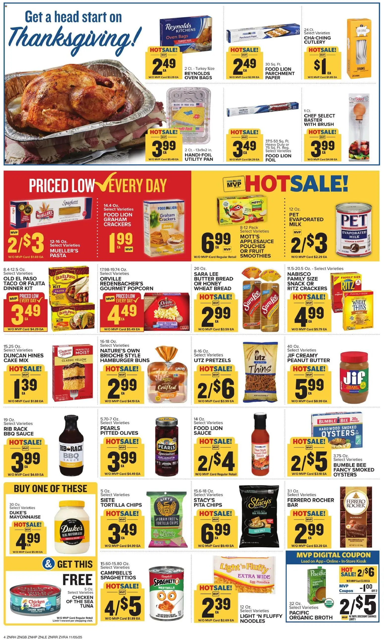 Food Lion Weekly Ad - valid from 05.11.2025 | Page: 7 | Products: Vitamin, Brush, Noodles, Sauce