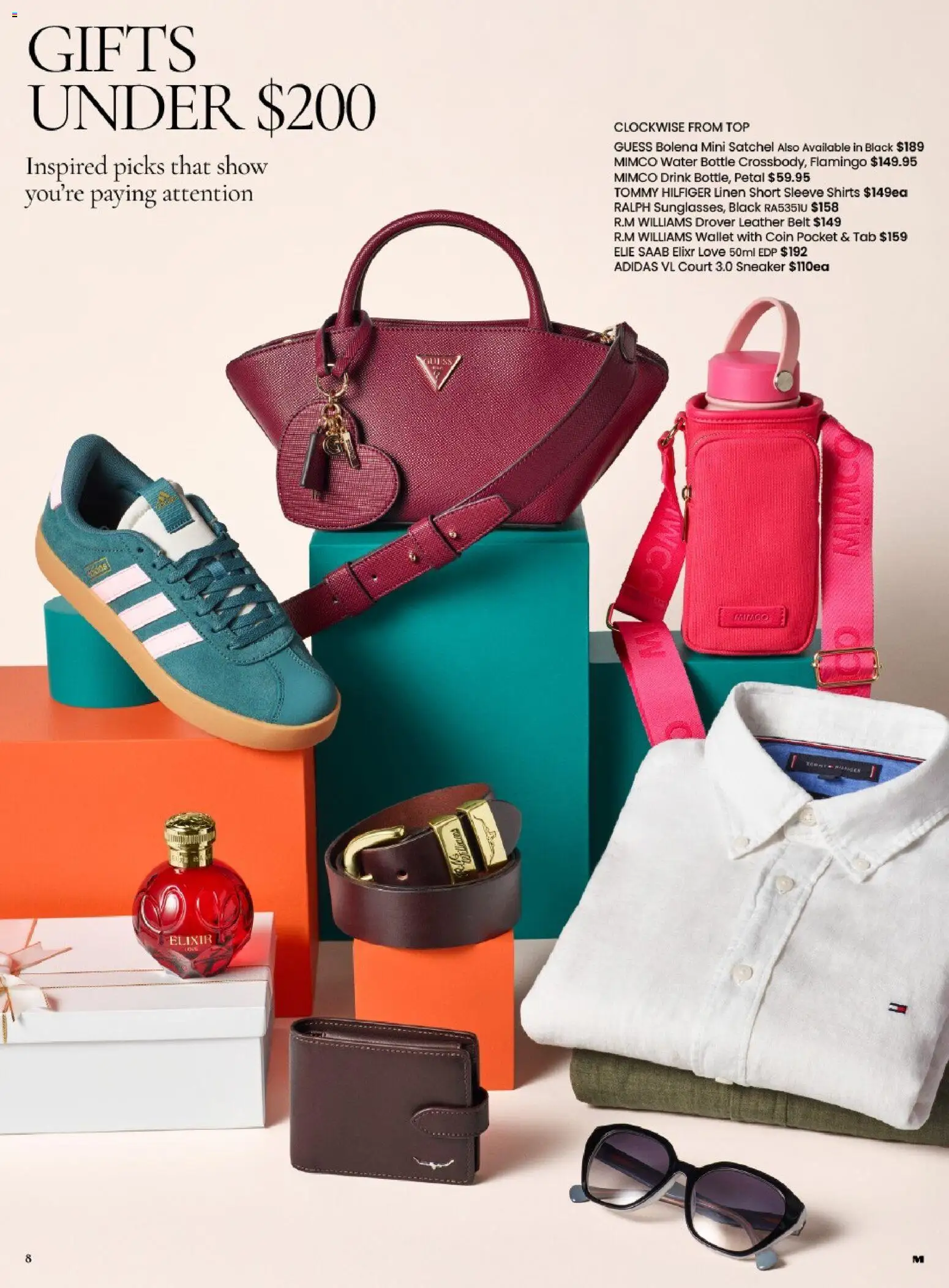 Myer catalogue - valid from 03.11.2025 | Page: 8 | Products: Linen, Water, Wallet, Belt