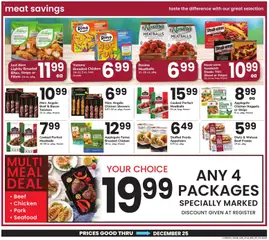 Preview of Acme weekly ads valid from 28.11.2025 | Page: 9 | Products: Pork, Beef, Seafood, Oven