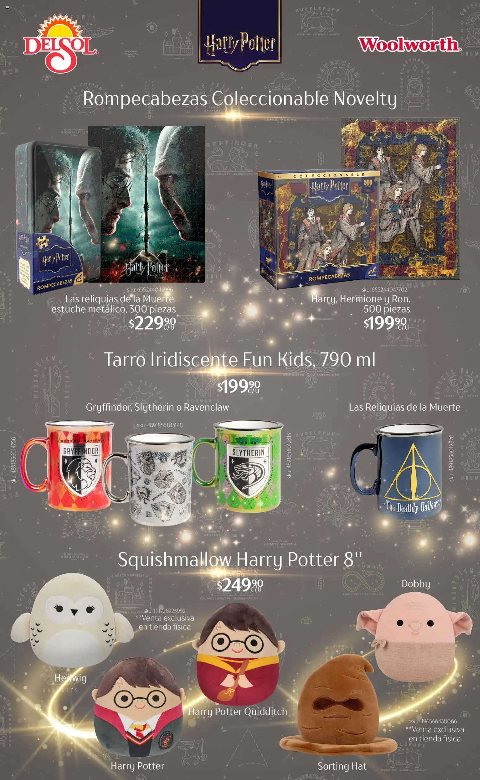 Nuevas ofertas de Del Sol y Woolworth válidas en toda la República Mexicana desde el 04.12.2025. ¡Encuentra las mejores ofertas en Del Sol y Woolworth catálogo Harry Potter! | Página: 19
