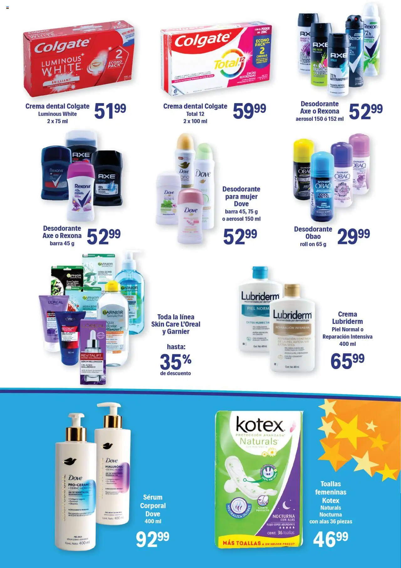 Nuevas ofertas de S-Mart válidas en toda la República Mexicana desde el 14.10.2025. ¡Encuentra las mejores ofertas en S-Mart - Folleto de Feria - Juarez! | Página: 5 | Productos: Serum, Crema, Body, Toallas