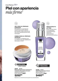 Vista previa de Efecto lifting Protinol Tratamiento cosmético dual gel/crema para contorno de ojos 20 g, Cosmético dual gel/crema para contorno de ojos con Protinol y péptidos., nuevo folleto de la tienda, válido en México a partir del 02.04.2026 | Página: 149