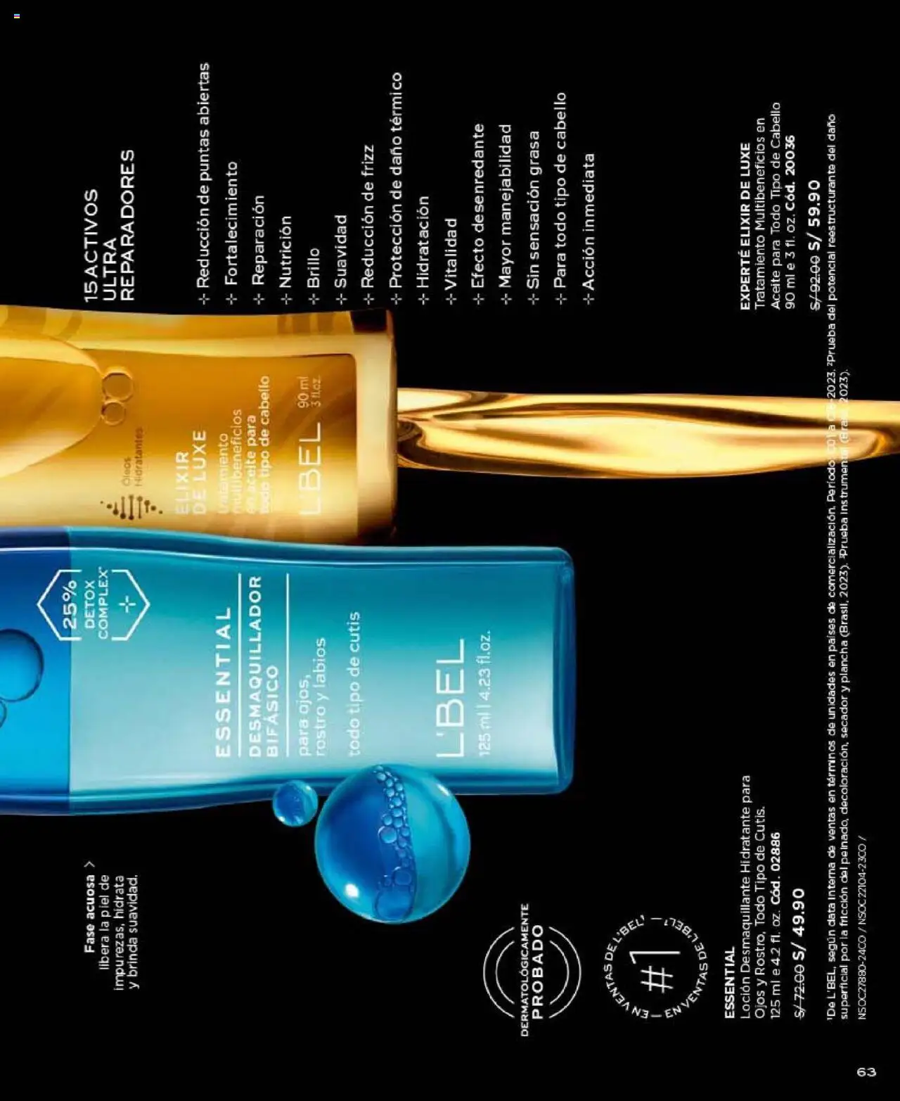 Catálogo L'Bel válido desde 24.10.2025 | Página: 63 | Productos: Aceite