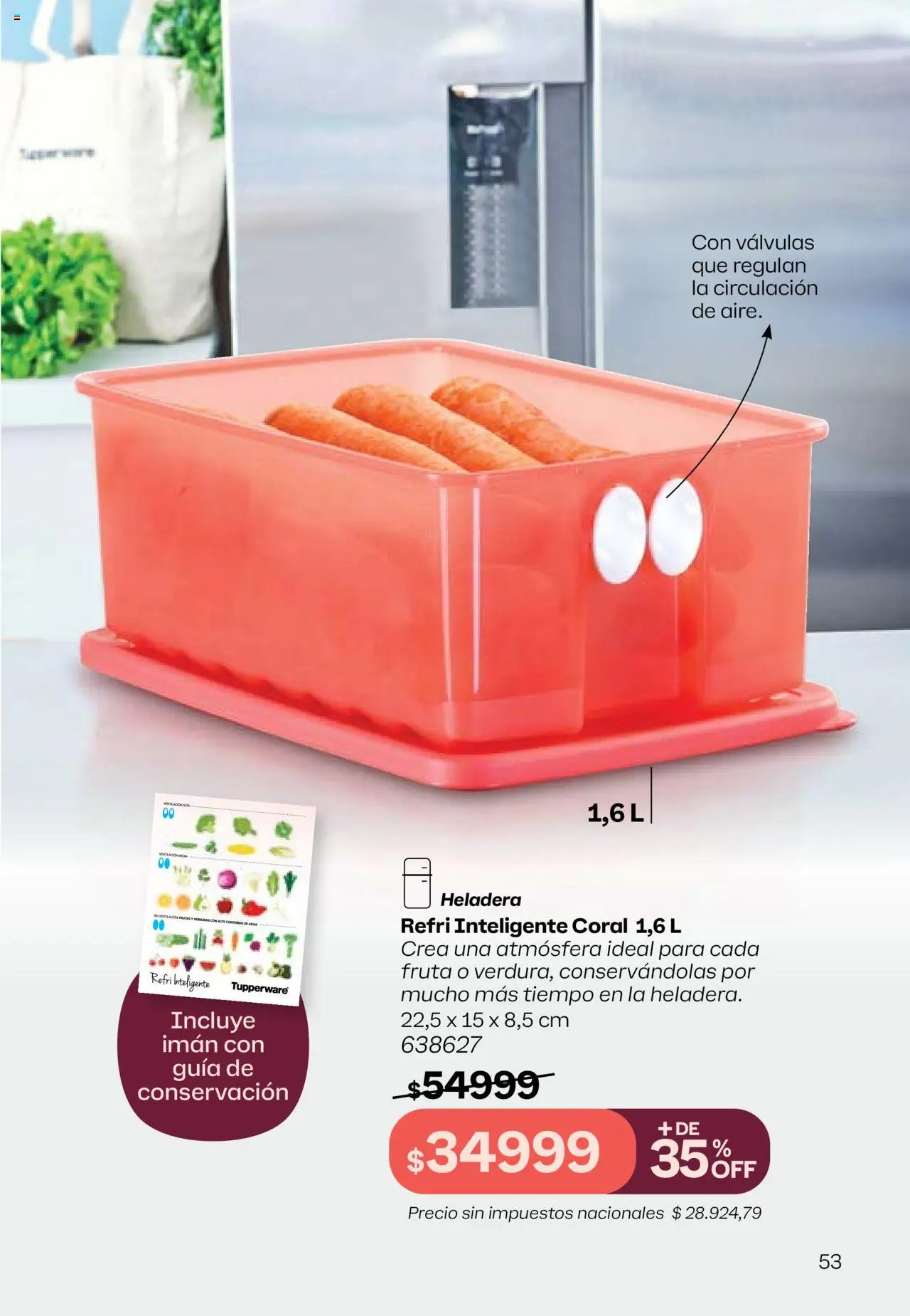 Tupperware Folleto │ válido desde el 11.08.2025 | Página: 54 | Productos: Imán, Agua, Heladera