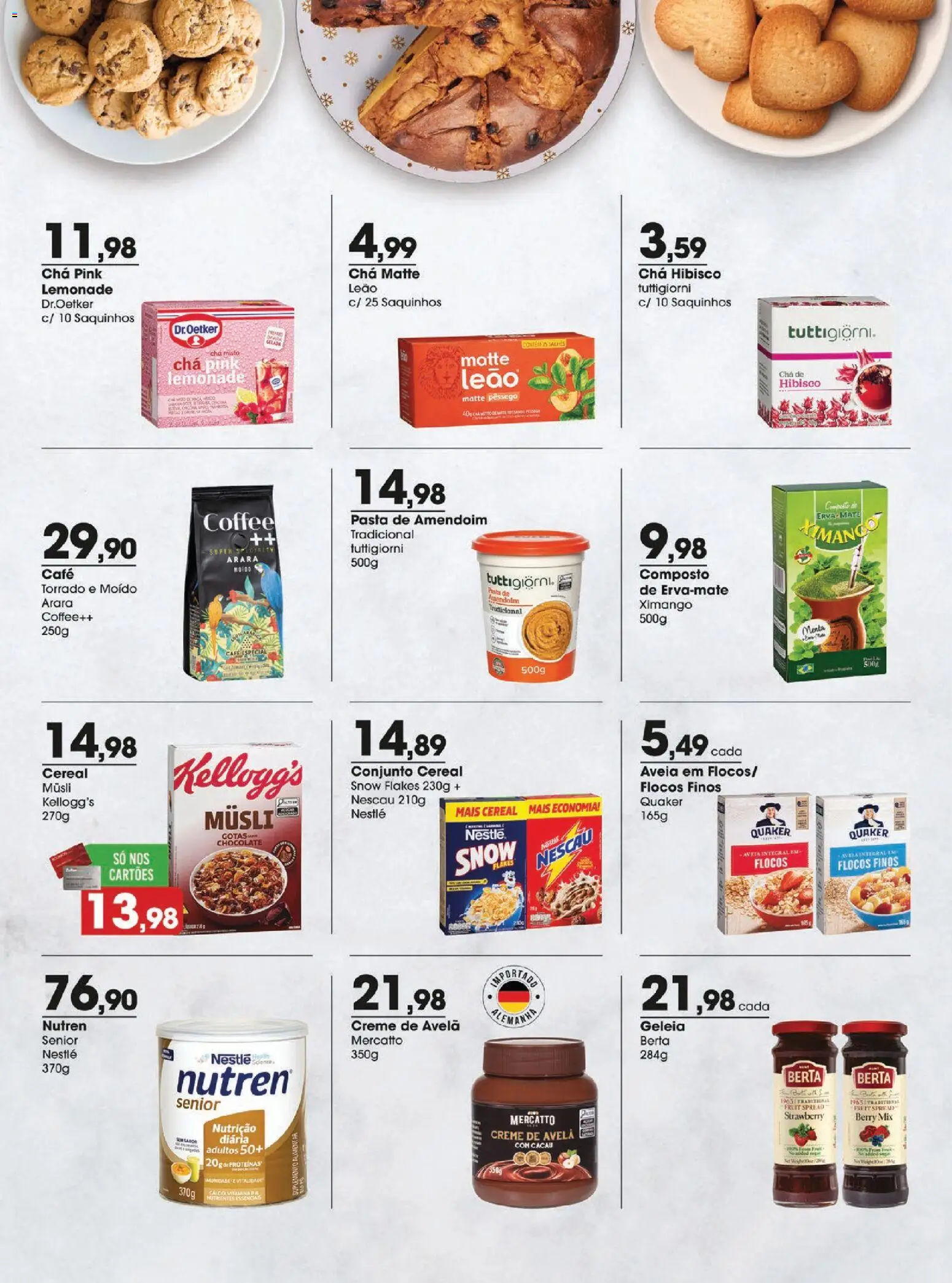 Zaffari Folheto - válido de 20.01.2026 | Página: 6 | Produtos: Pêssego, Café, Chá, Creme de avelã
