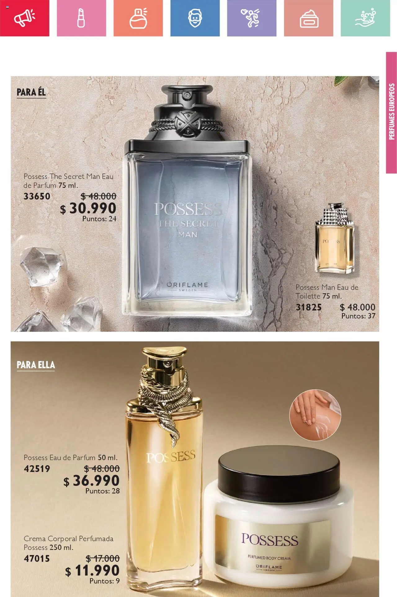 Oriflame catálogo │ válido desde el 21.06.2025 | Página: 43 | Productos: Body, Eau de toilette, Crema