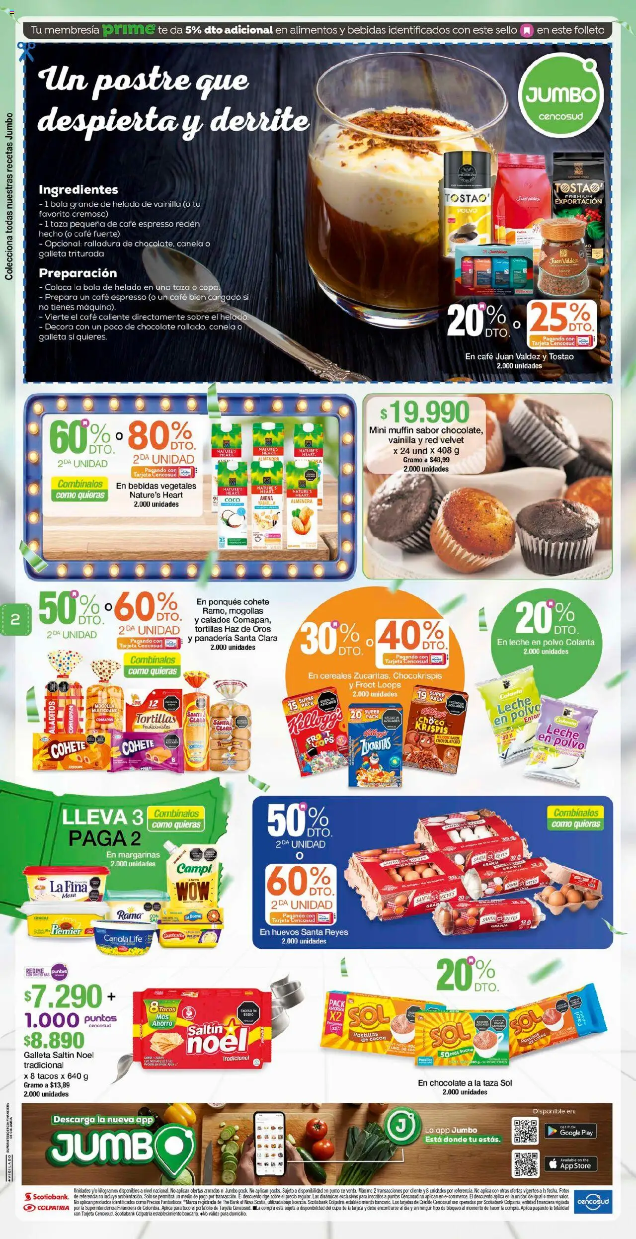 Jumbo revista - valida desde el 03.10.2025 | Página: 2 | Productos: Mesa, Polvo, Huevos, Chocolate