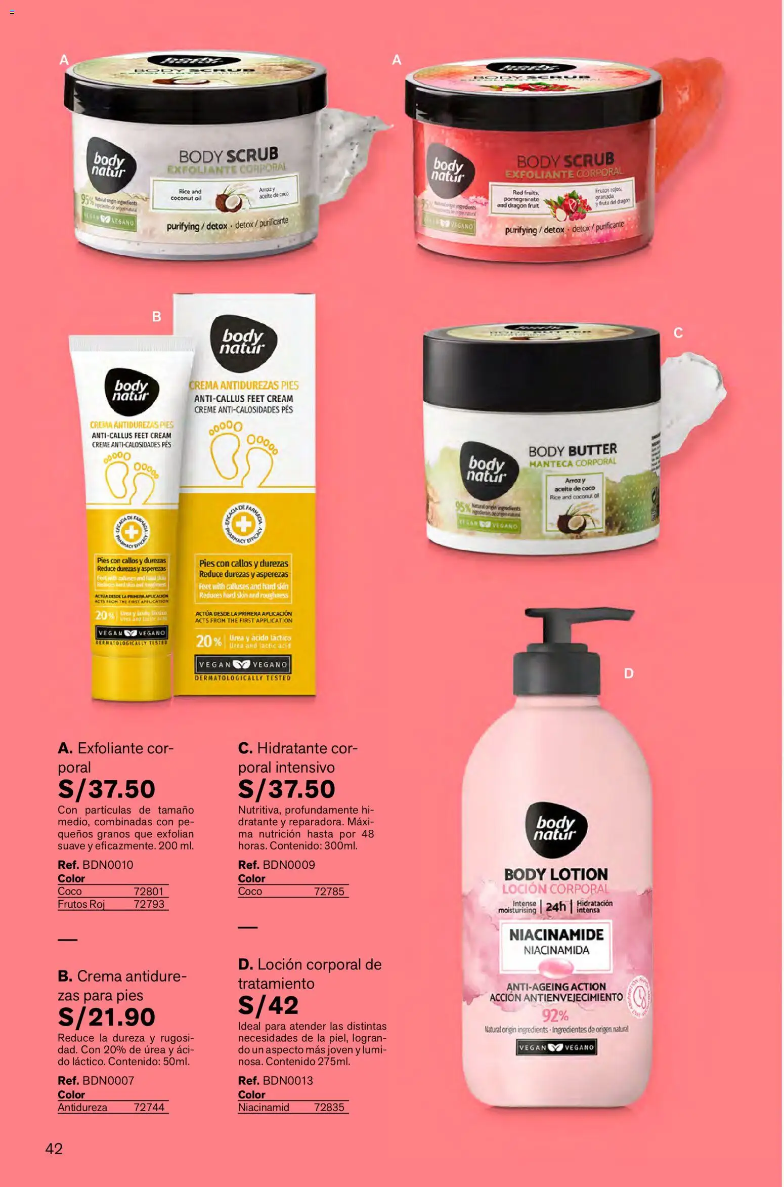 Catálogo Leonisa válido desde 16.01.2026 | Página: 42 | Productos: Exfoliante, Aceite, Arroz, Crema
