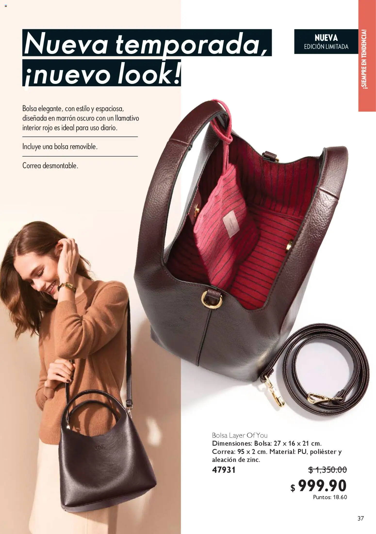 Nuevas ofertas de Oriflame válidas en toda la República Mexicana desde el 25.10.2025. ¡Encuentra las mejores ofertas en Oriflame Buen Fin! | Página: 37 | Productos: Bolsa
