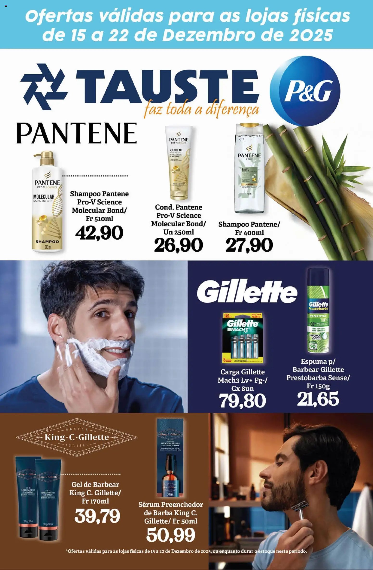 Tauste Folheto - válido de 15.12.2025 | Página: 1 | Produtos: Shampoo, Sérum, Shampoo pantene