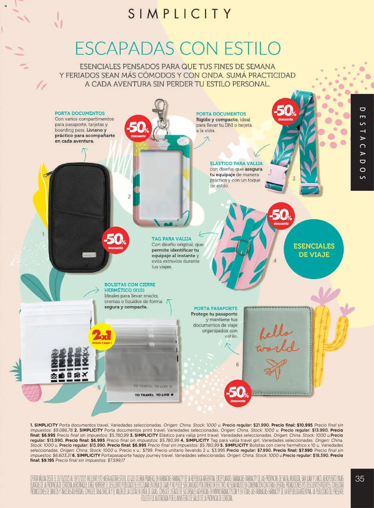 Farmacity catálogo │ válido desde el 30.10.2025 | Página: 35 | Productos: Valija