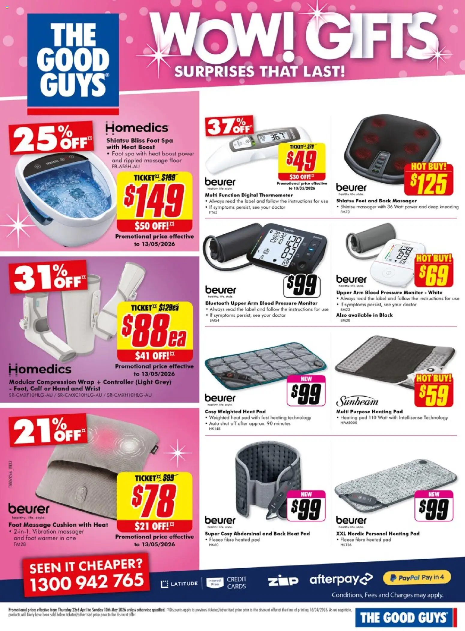 The Good Guys catalogue - valid from 22.04.2026 | Page: 22 | Products: Cushion, Controller, Monitor, Thermometer