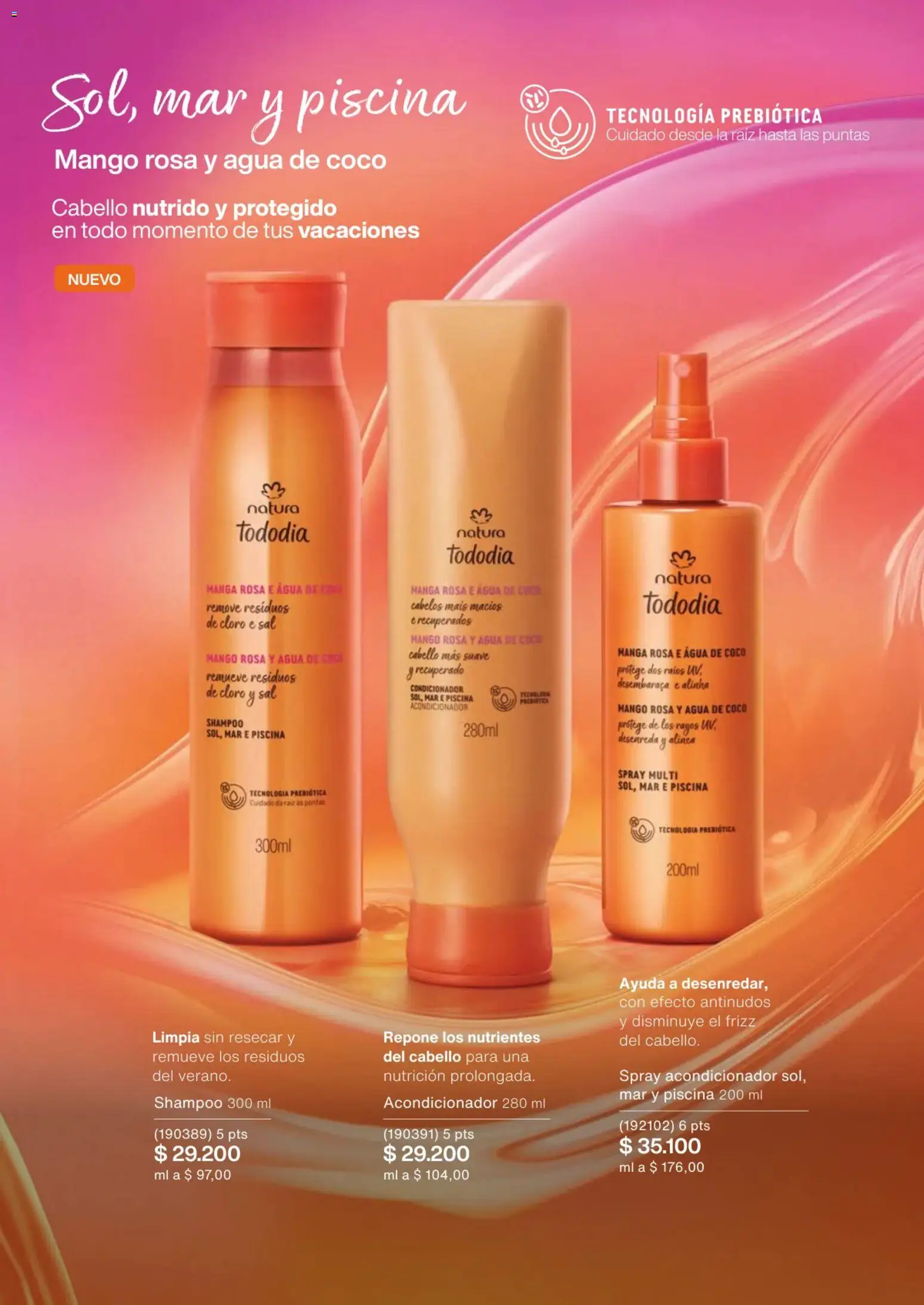 Natura revista - valida desde el 02.01.2026 | Página: 136 | Productos: Sal, Shampoo, Coco, Acondicionador