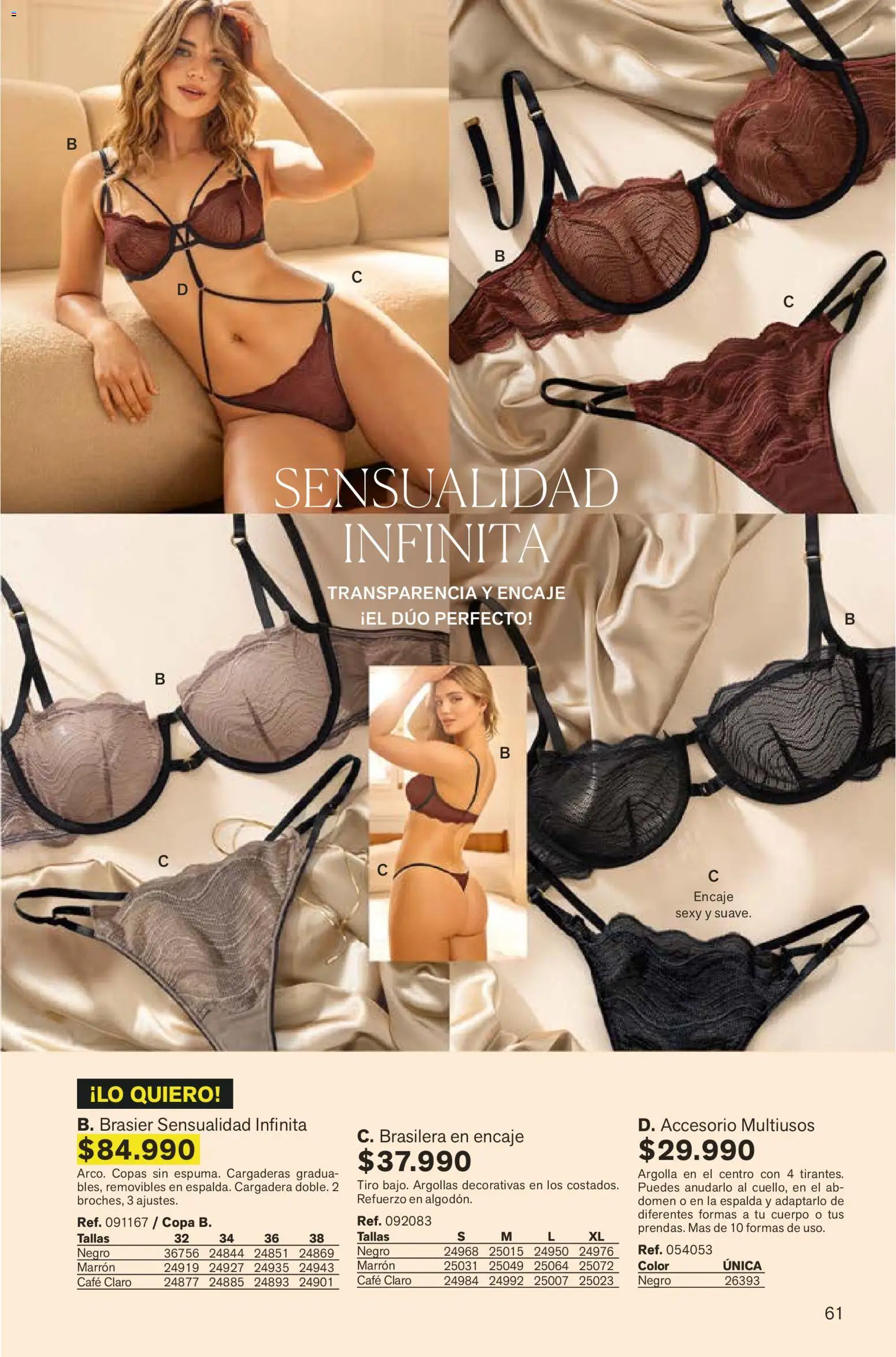 Leonisa revista - valida desde el 07.12.2025 | Página: 61 | Productos: Brasier, Café