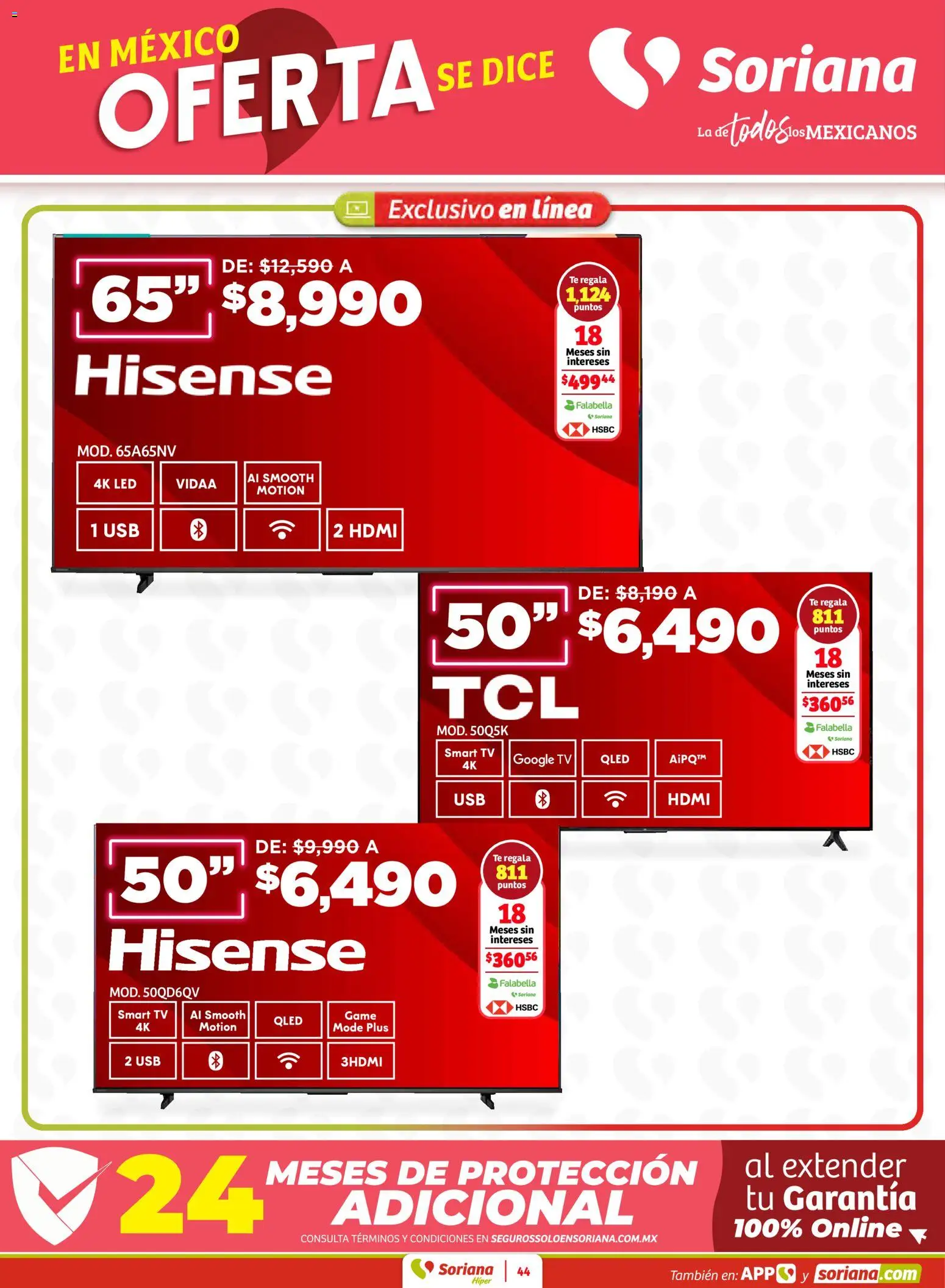 Nuevas ofertas de Soriana válidas en toda la República Mexicana desde el 26.02.2026. ¡Encuentra las mejores ofertas en Soriana - Preciazazaso Híper: Valle de México! | Página: 44 | Productos: Usb, Té