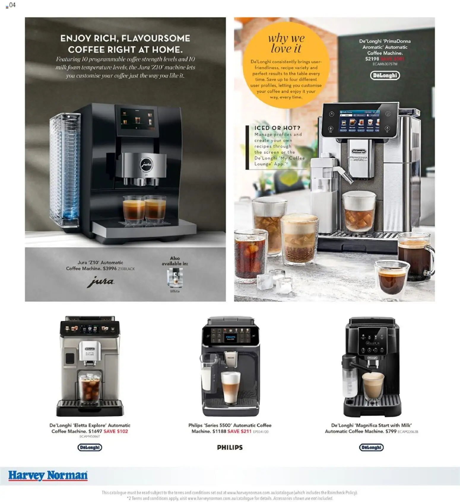 Harvey Norman catalogue - valid from 28.10.2025 | Page: 4 | Products: Table, Milk, Coffee, Accessories