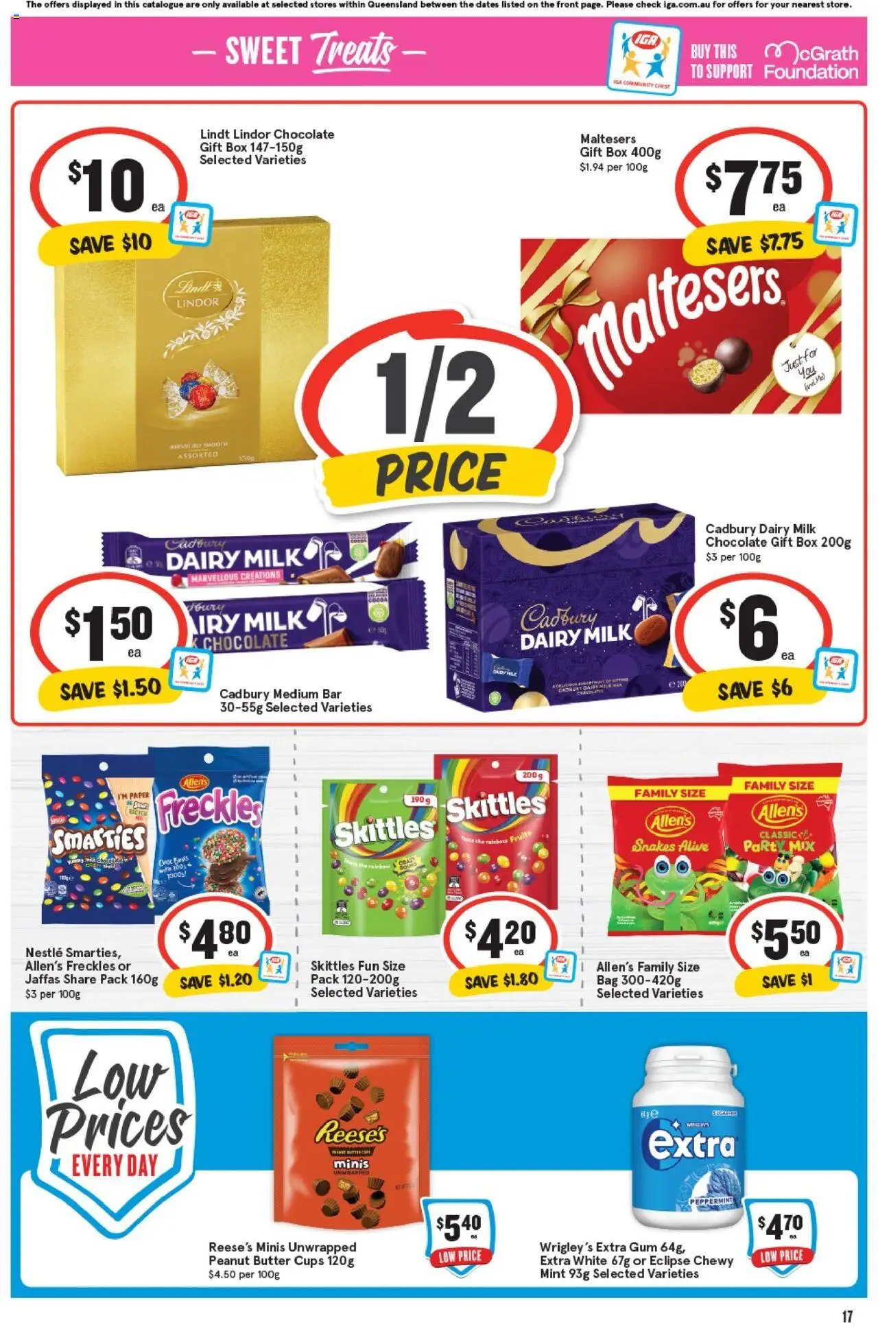 IGA catalogue - valid from 24.09.2025 | Page: 20 | Products: Cocoa, Milk, Butter, Gum