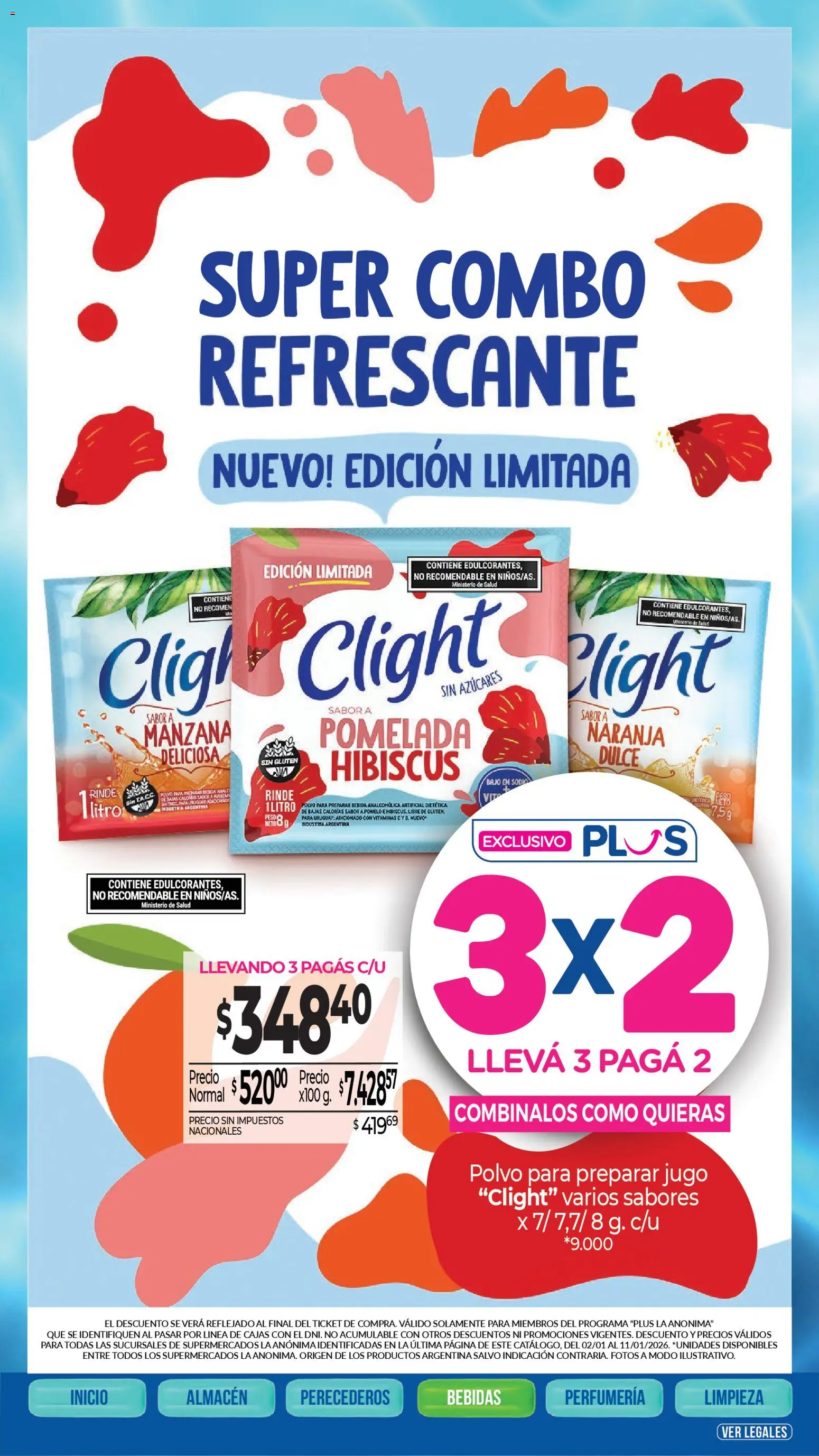 La Anonima - catalogos │ válido desde el 02.01.2026 | Página: 26 | Productos: Vitaminas, Polvo, Manzana, Pomelo