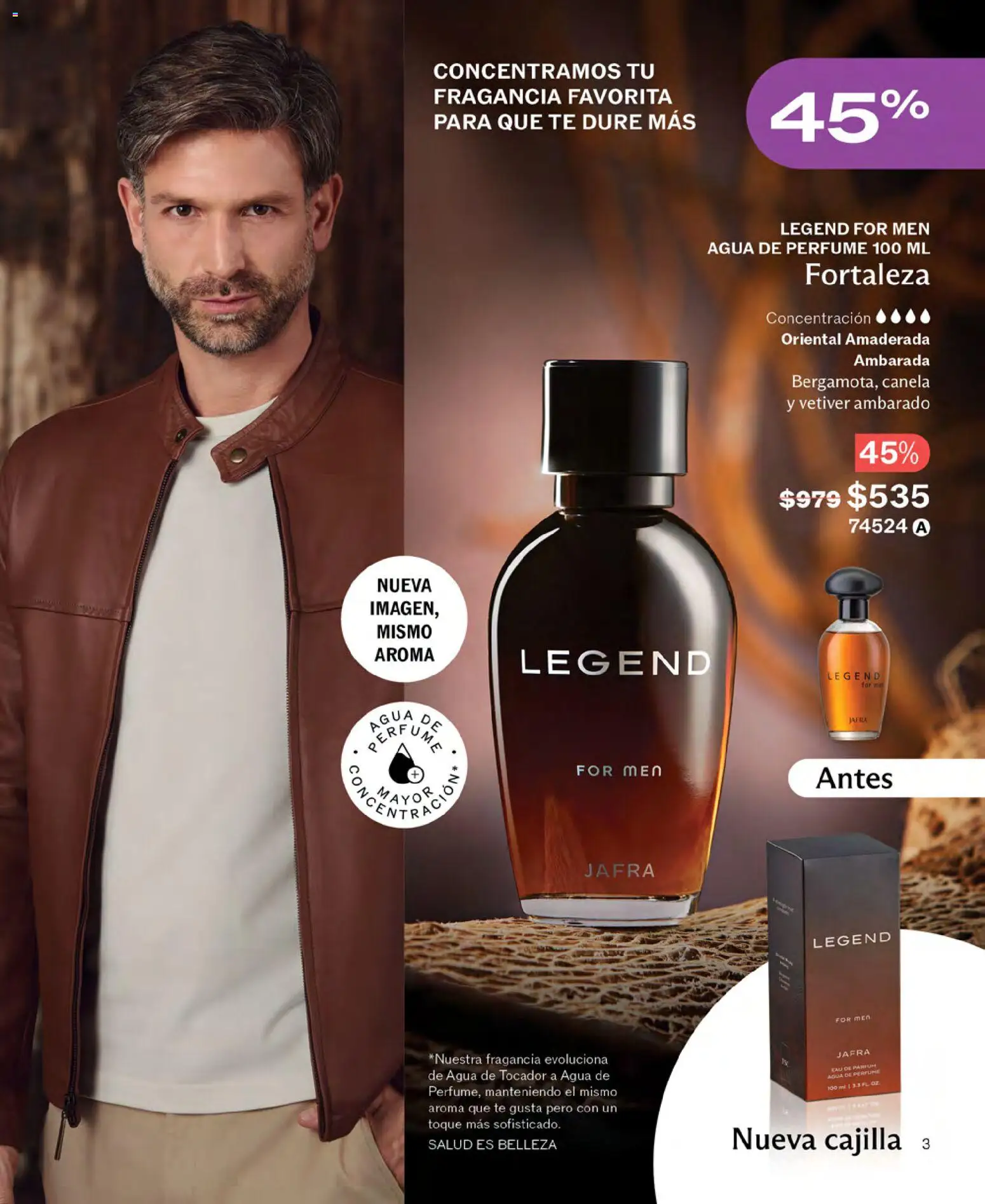 Nuevas ofertas de JAFRA válidas en toda la República Mexicana desde el 01.11.2025. ¡Encuentra las mejores ofertas en JAFRA catálogo! | Página: 3 | Productos: Agua, Té, Perfume, Fragancia