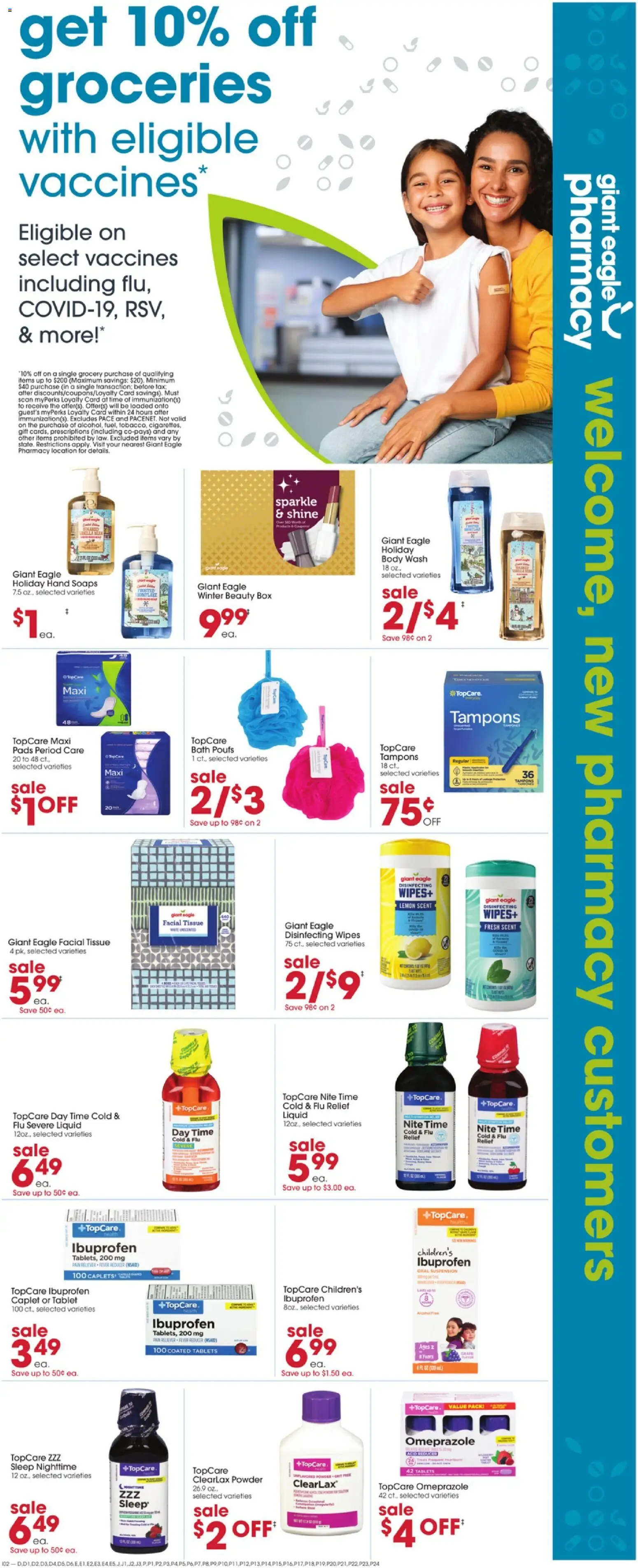 Giant Eagle Weekly Ad - valid from 13.11.2025 | Page: 8 | Products: Box, Powder, Lemon, Tablet