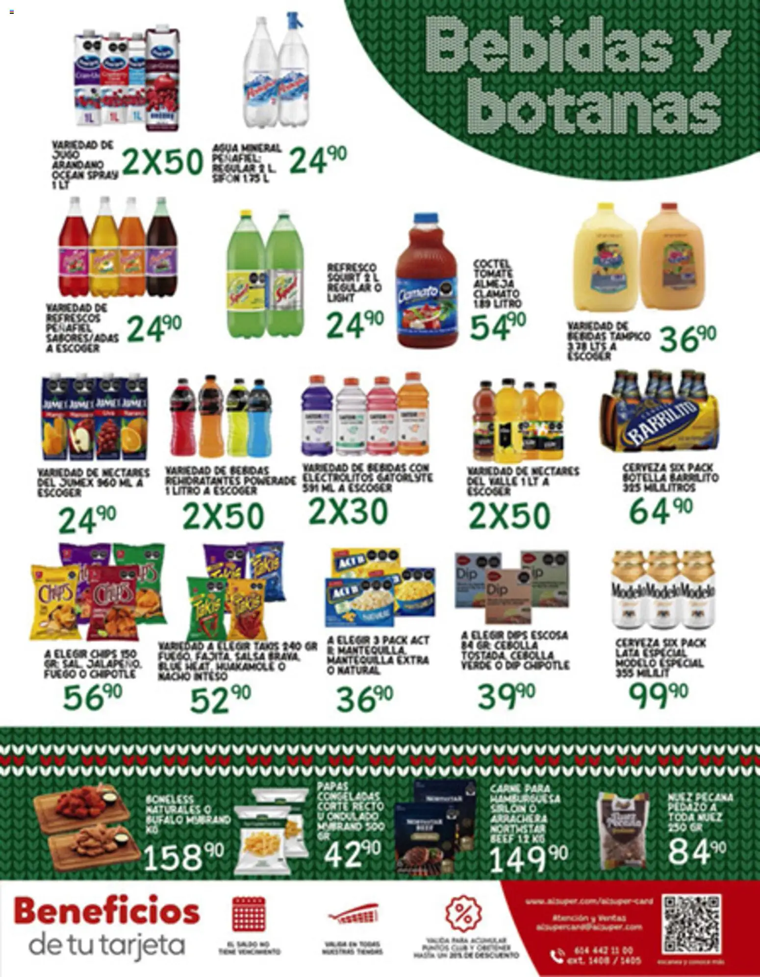 Nuevas ofertas de Alsuper válidas en toda la República Mexicana desde el 05.12.2025. ¡Encuentra las mejores ofertas en Alsuper folleto Zacatecas! | Página: 7 | Productos: Refresco, Sal, Jugo, Nuez