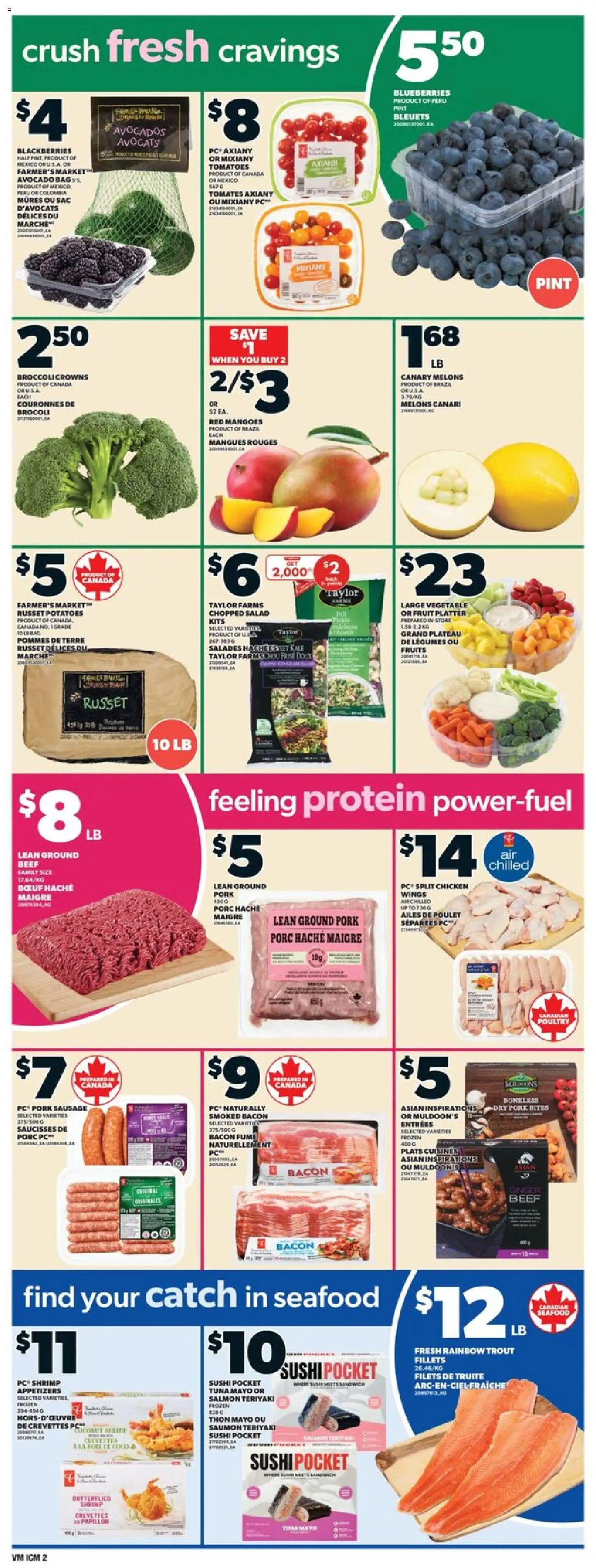 Valu Mart flyer valid from 13.11.2025 | Page: 3 | Products: Beef, Potatoes, Chicken, Pork