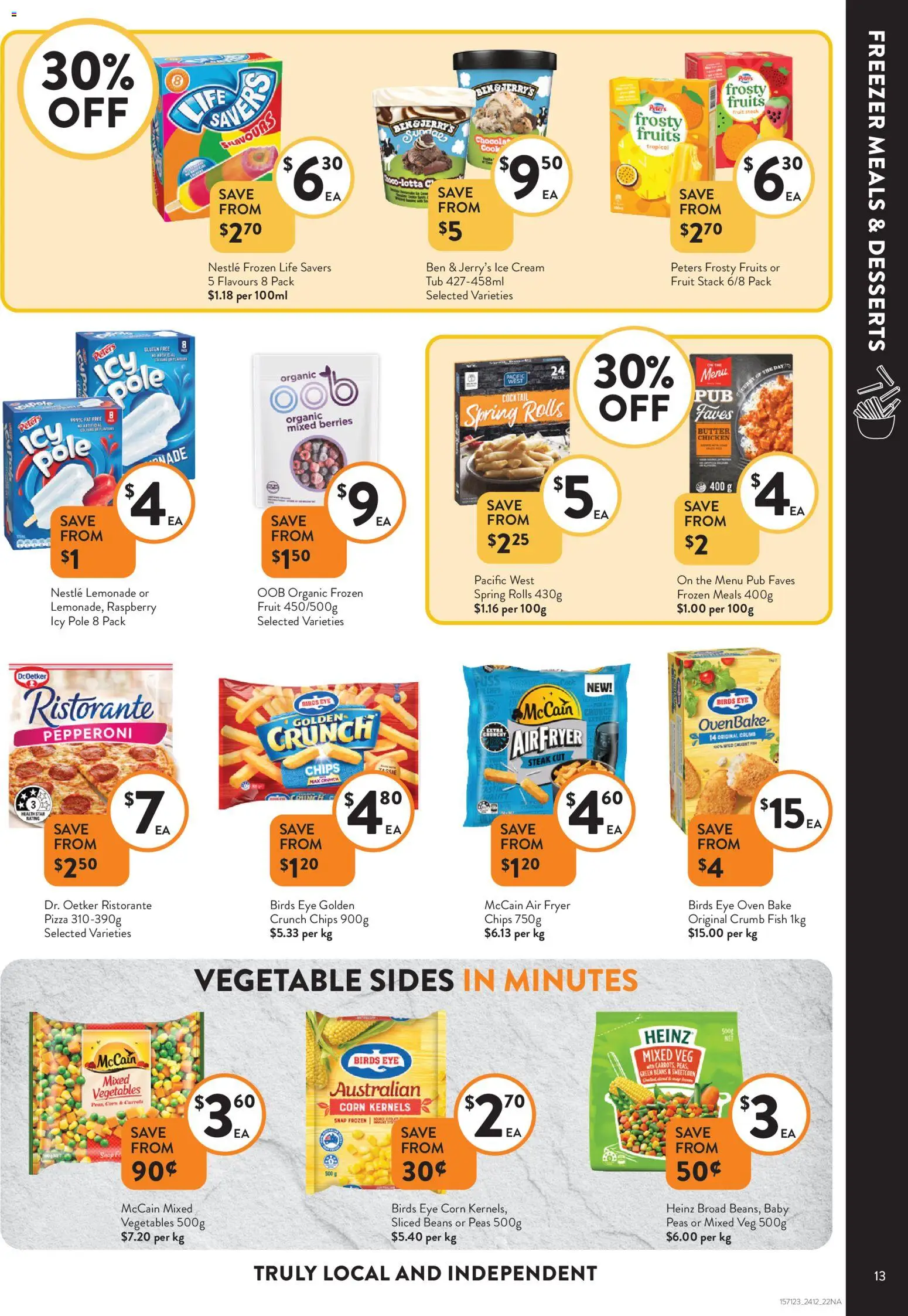 Foodworks catalogue - valid from 24.12.2025 | Page: 13 | Products: Carrots, Cream, Steak, Raspberry