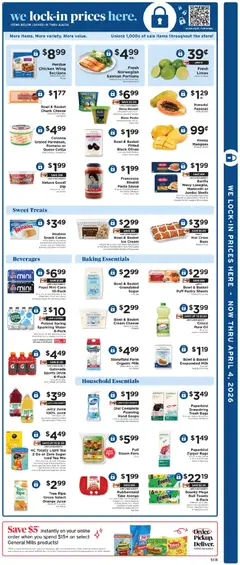 Preview of ShopRite weekly ads valid from 08.03.2026 | Page: 6 | Products: Basket, Juice, Sugar, Puff Pastry