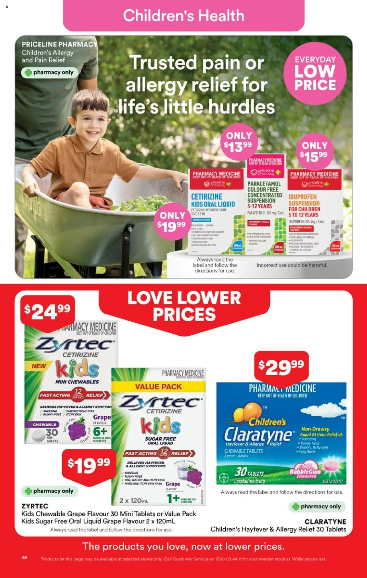 Priceline Pharmacy catalogue - valid from 16.10.2025 | Page: 36 | Products: Sugar, Runny nose, Tablets, Allergy