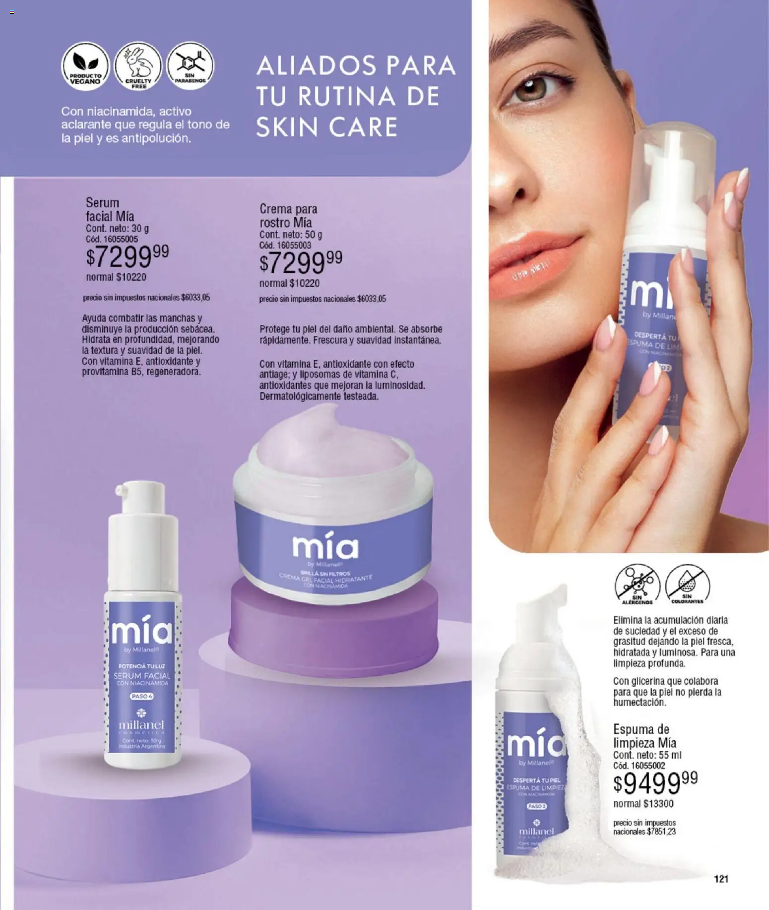 Millanel - Catálogo │ válido desde el 08.12.2025 | Página: 145 | Productos: Serum, Lima, Espuma, Crema