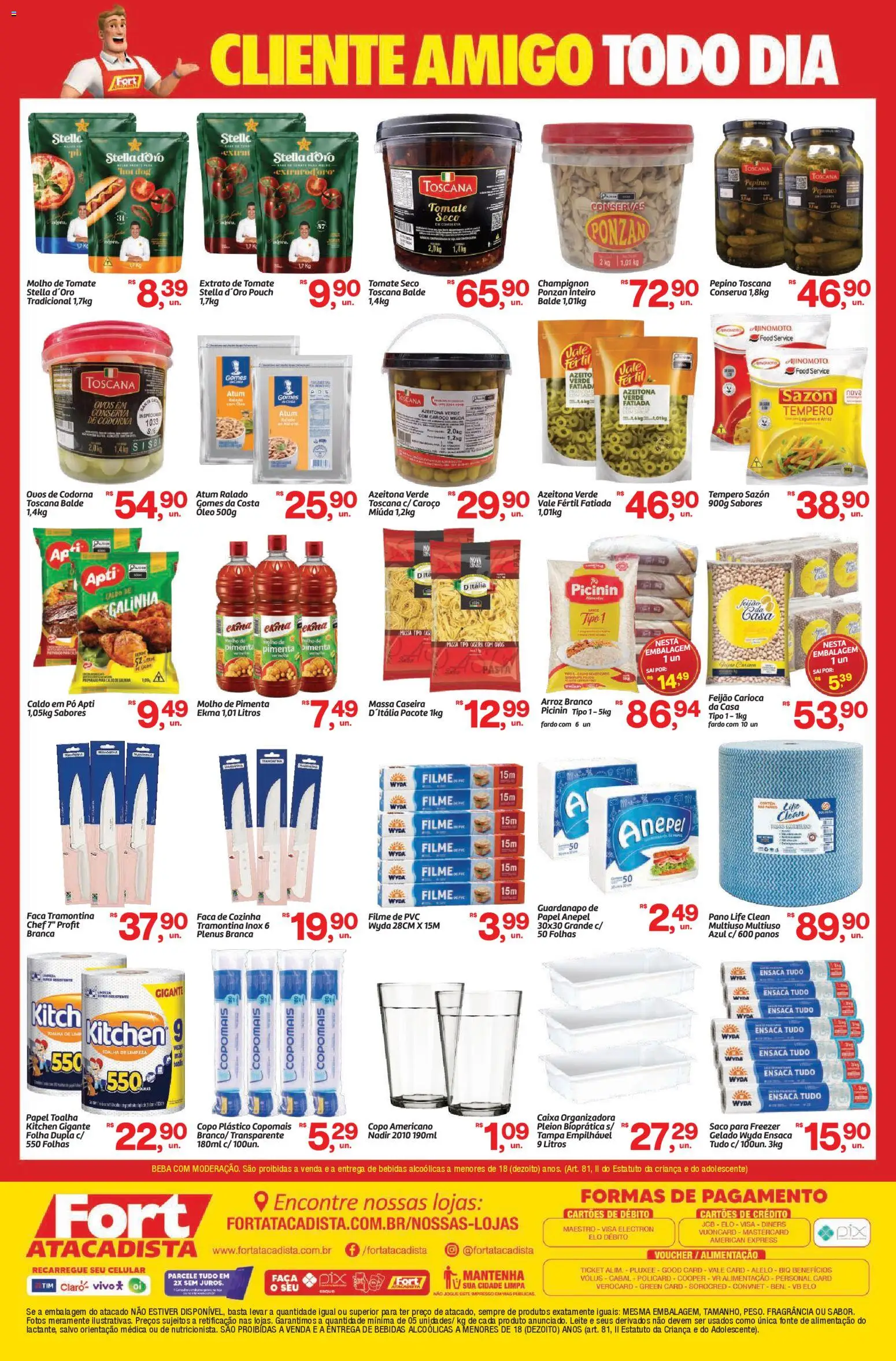 Fort Atacadista Folheto - válido de 22.12.2025 | Página: 2 | Produtos: Ovos, Óleo, Pasta, Balde