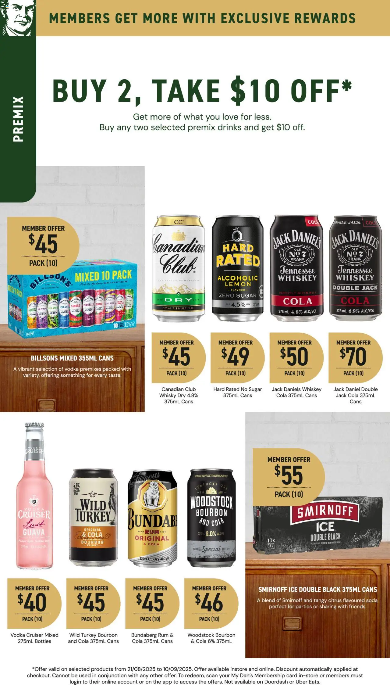 Dan Murphy's catalogue - valid from 21.08.2025 | Page: 41 | Products: Vodka, Whiskey, Rum, Lemon