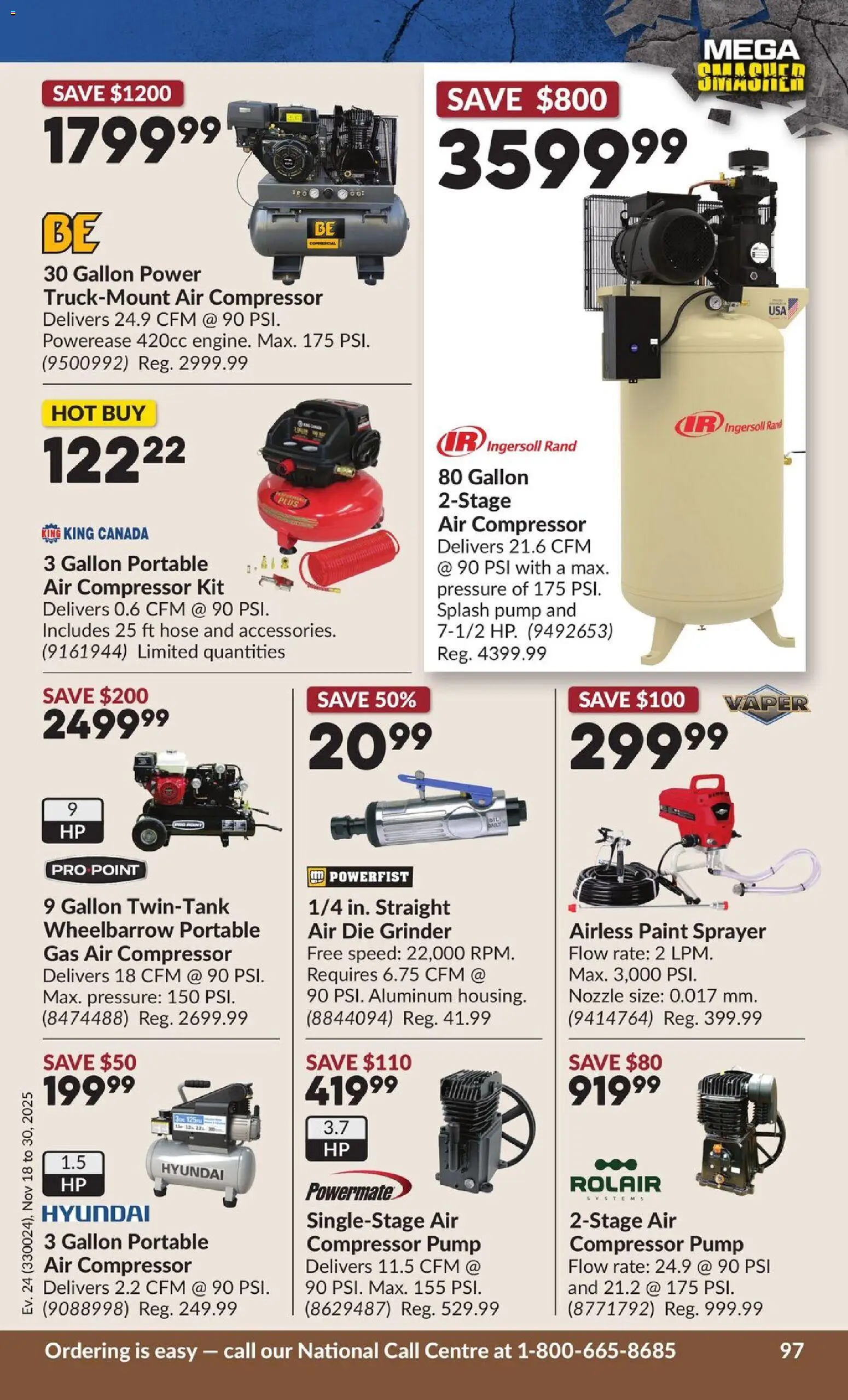 Princess Auto flyer valid from 18.11.2025 | Page: 110 | Products: Grinder