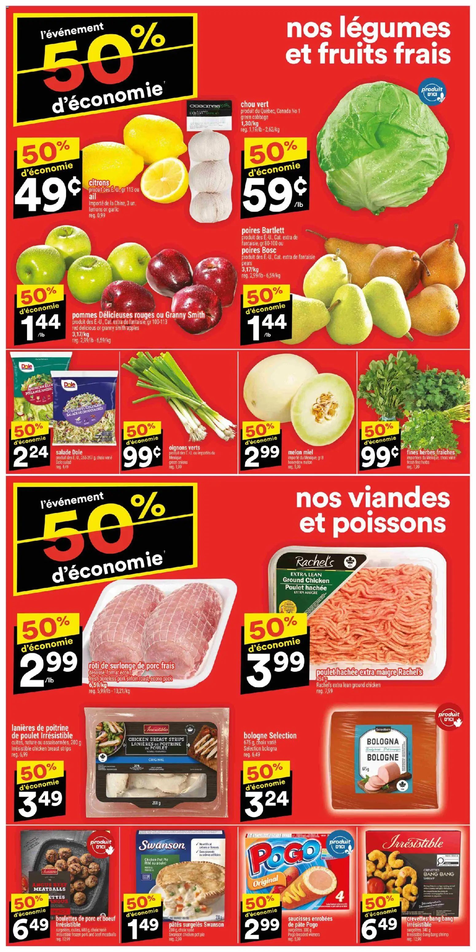 Super C flyer valid from 09.04.2026 | Page: 3 | Products: Beef, Salad, Chicken, Pork
