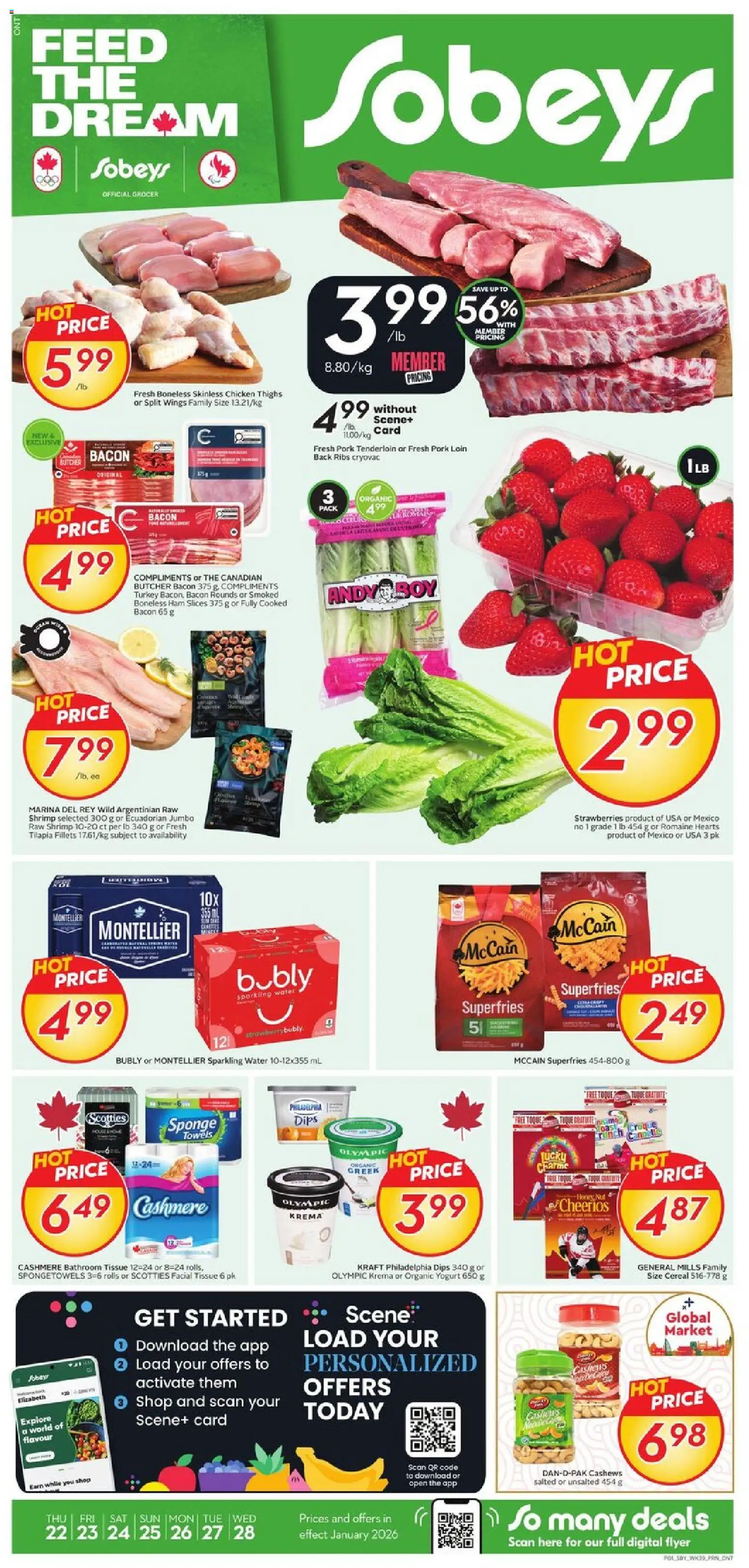 Sobeys flyer valid from 22.01.2026 | Page: 1