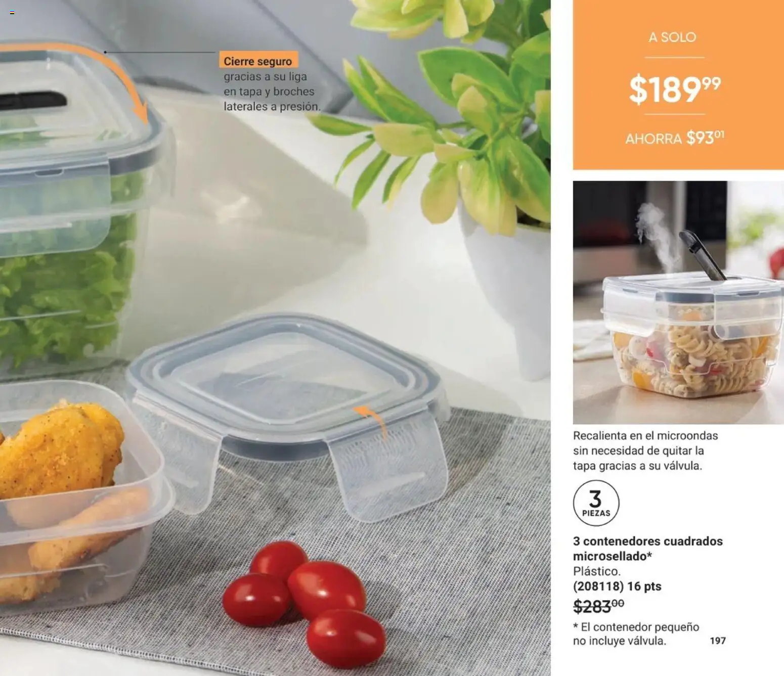 Nuevas ofertas de AVON válidas en toda la República Mexicana desde el 20.12.2025. ¡Encuentra las mejores ofertas en AVON Casa & Estilo 1 2026! | Página: 199 | Productos: Microondas, Contenedor, Liga