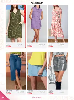 Vista previa de Andrea catálogo Outlet, nuevo folleto de la tienda, válido en México a partir del 21.12.2025 | Página: 158 | Productos: Ropa, Vestido, Falda
