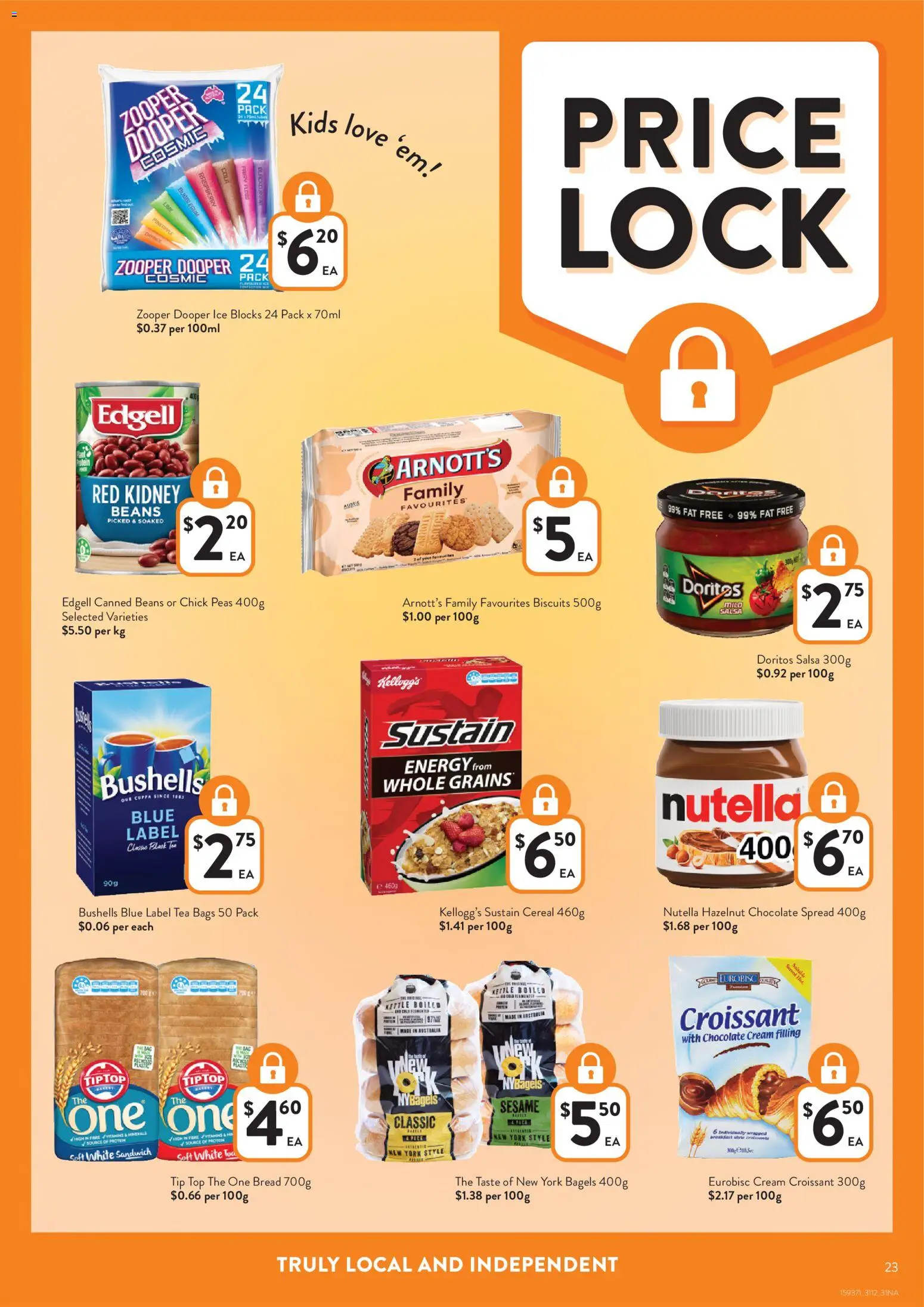 Foodworks catalogue - valid from 31.12.2025 | Page: 23 | Products: Chocolate, Nutella, Cereal, Raspberry