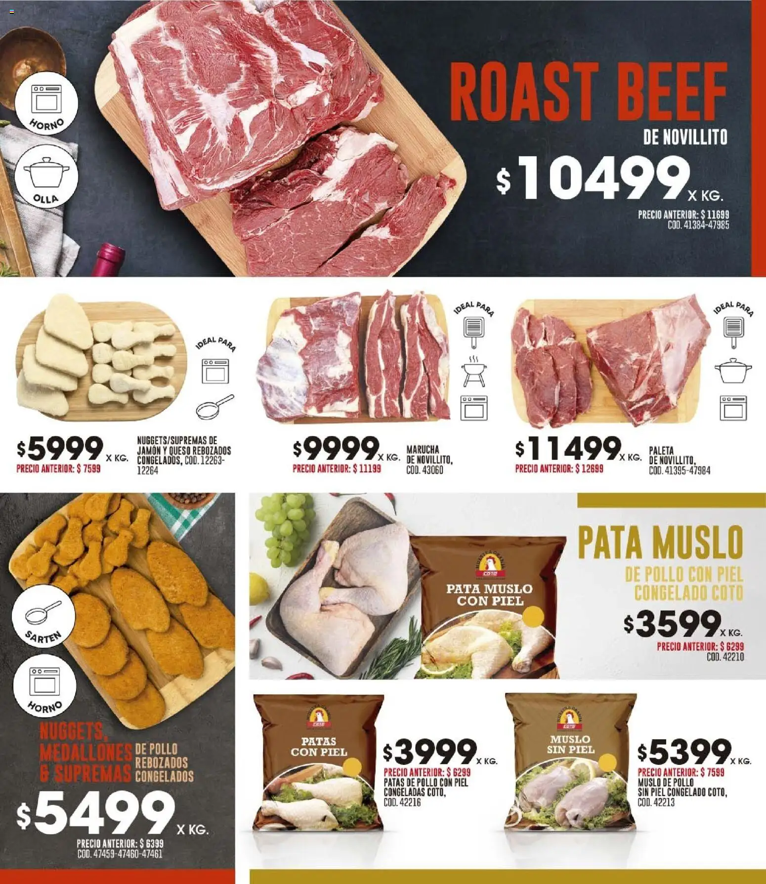 Coto - Ofertas │ válido desde el 12.01.2026 | Página: 3 | Productos: Horno, Pollo, Queso, Jamón