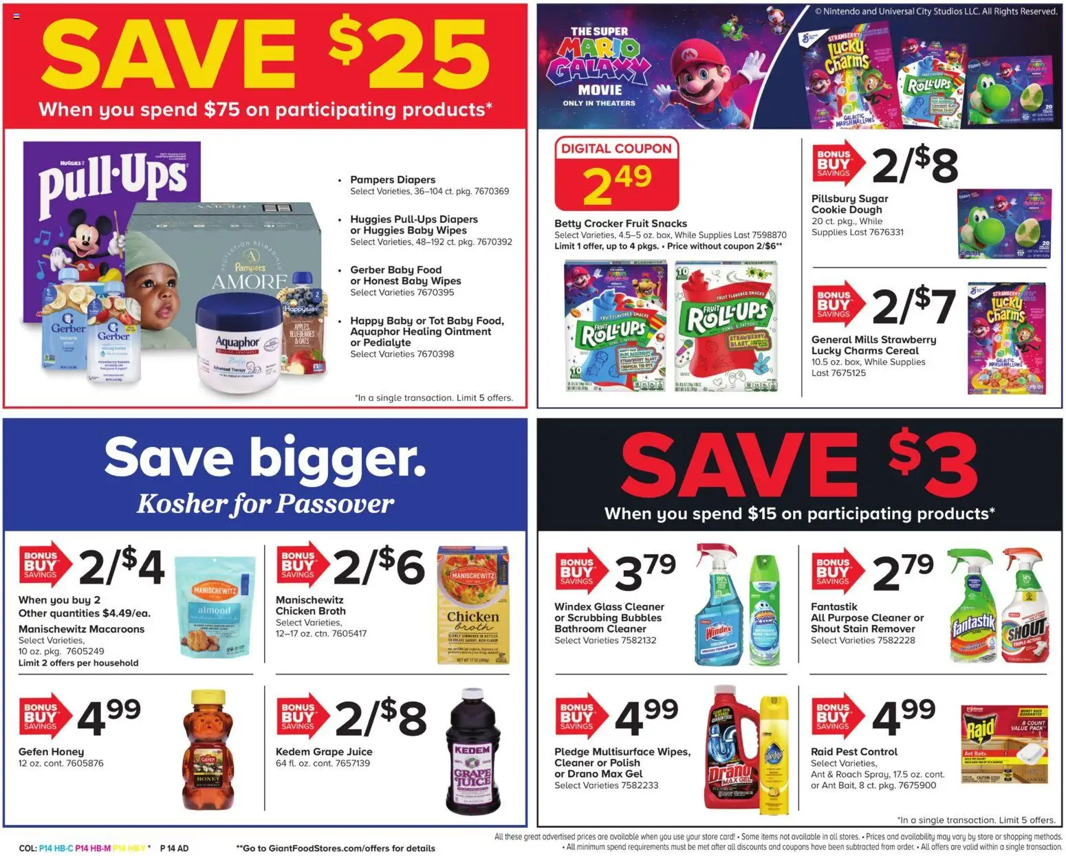 Giant Weekly Ad - valid from 20.03.2026 | Page: 18 | Products: Stain remover, Baby food, Sugar, Nintendo