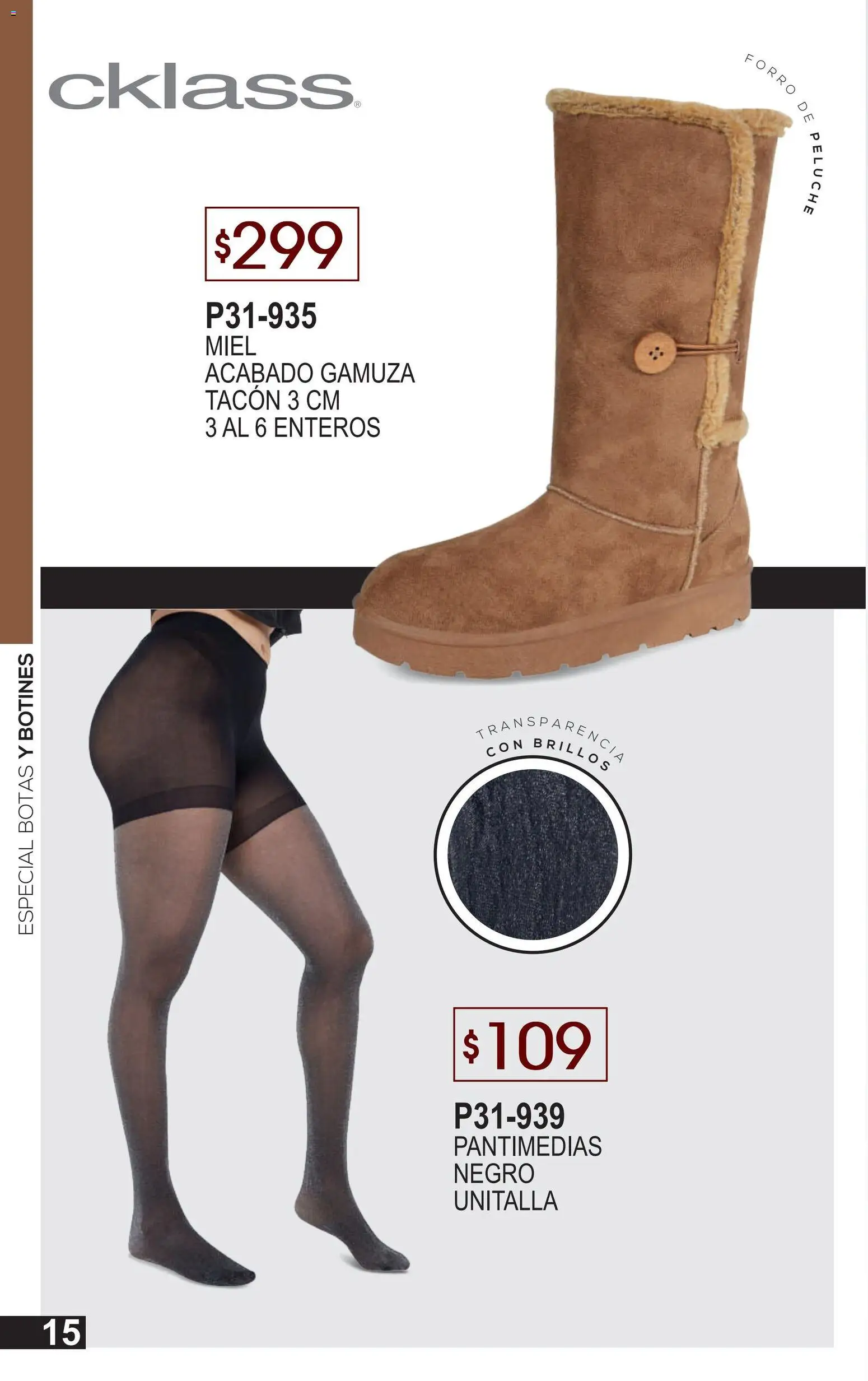 Nuevas ofertas de Cklass válidas en toda la República Mexicana desde el 02.01.2026. ¡Encuentra las mejores ofertas en Cklass catálogo Especial Botas y Botines! | Página: 16 | Productos: Botas, Gamuza, Botines