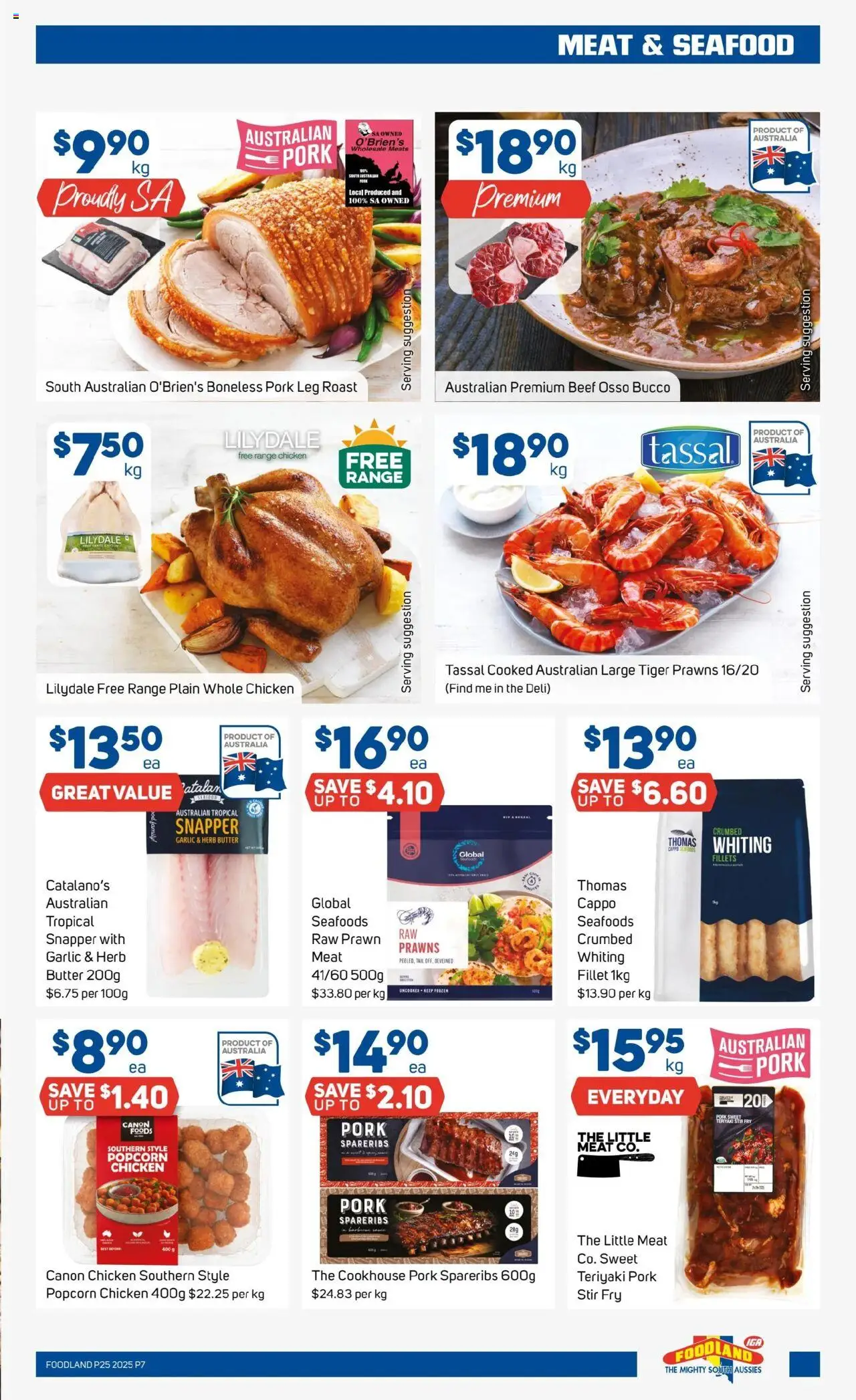 Foodland catalogue - valid from 18.06.2025 | Page: 7 | Products: Butter, Meat, Popcorn, Garlic