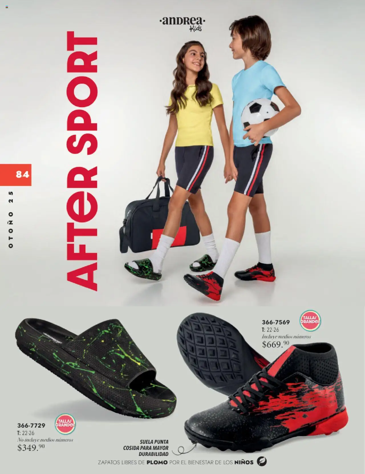 Nuevas ofertas de Andrea válidas en toda la República Mexicana desde el 24.08.2025. ¡Encuentra las mejores ofertas en Andrea - Catálogo Infantil! | Página: 83 | Productos: Zapatos