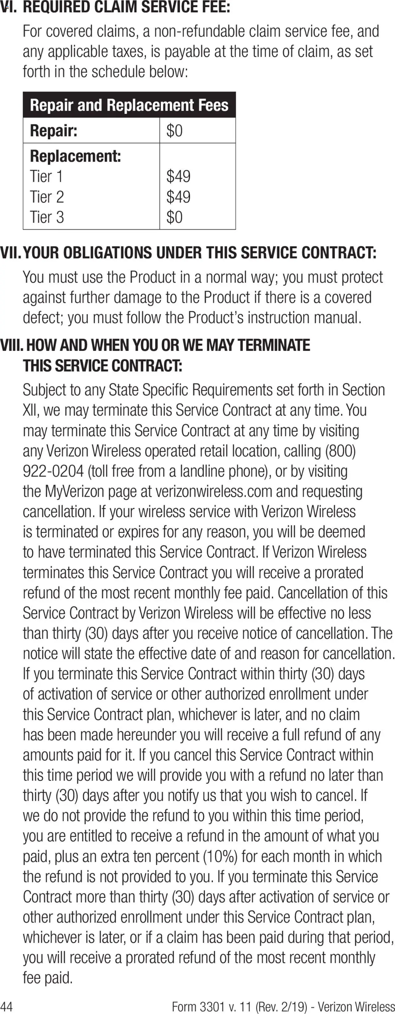 Verizon Total Mobile Protection: For New York customers only - valid from 13.03.2025 | Page: 44 | Products: Date