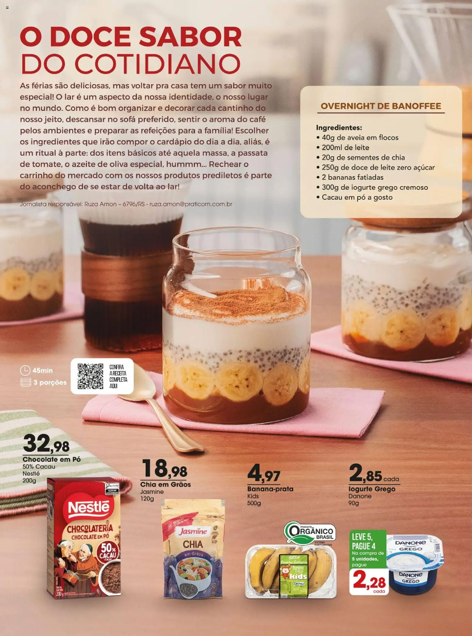 Zaffari Folheto - válido de 03.03.2026 | Página: 2 | Produtos: Pó, Carrinho, Bananas, Iogurte grego